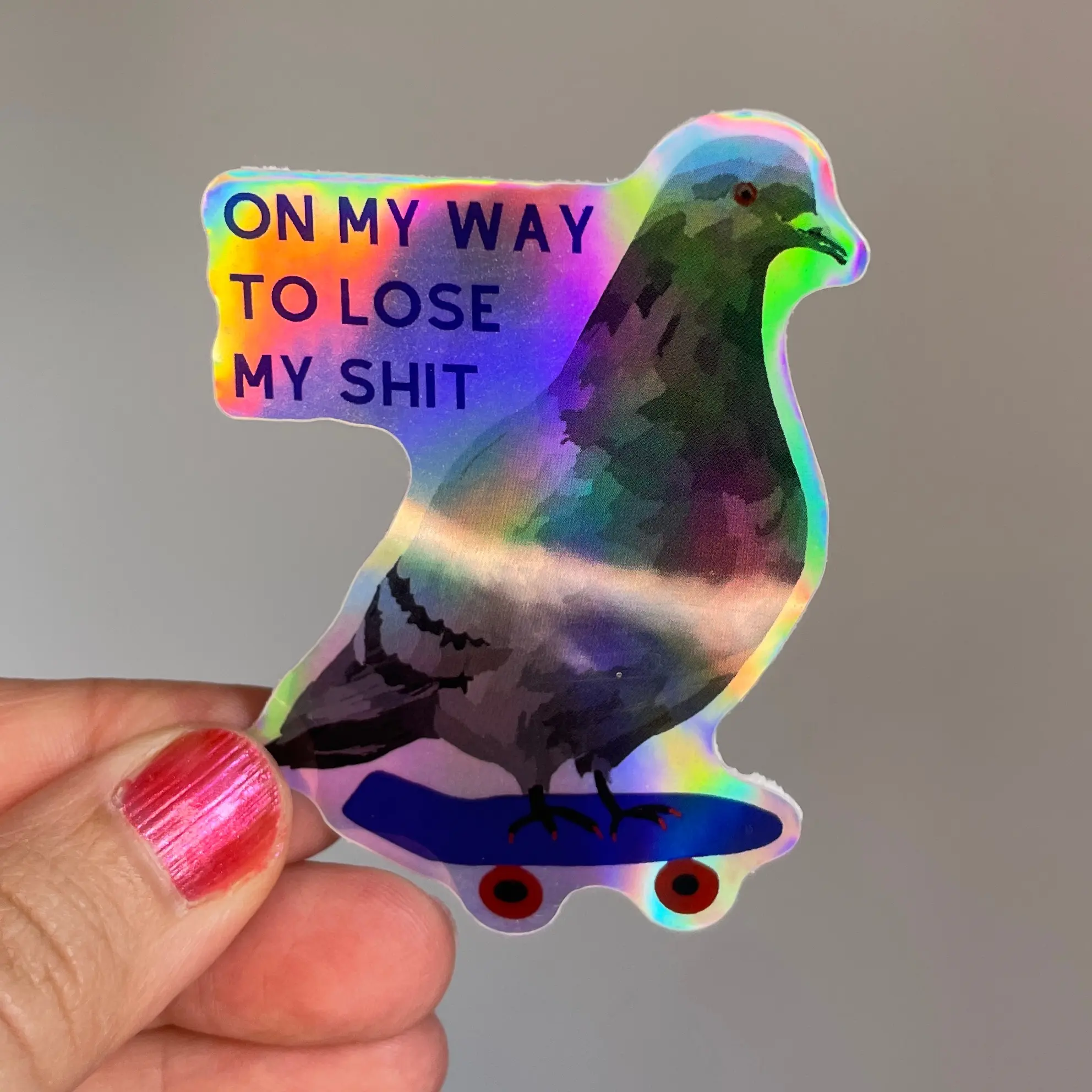 on my way dove sticker