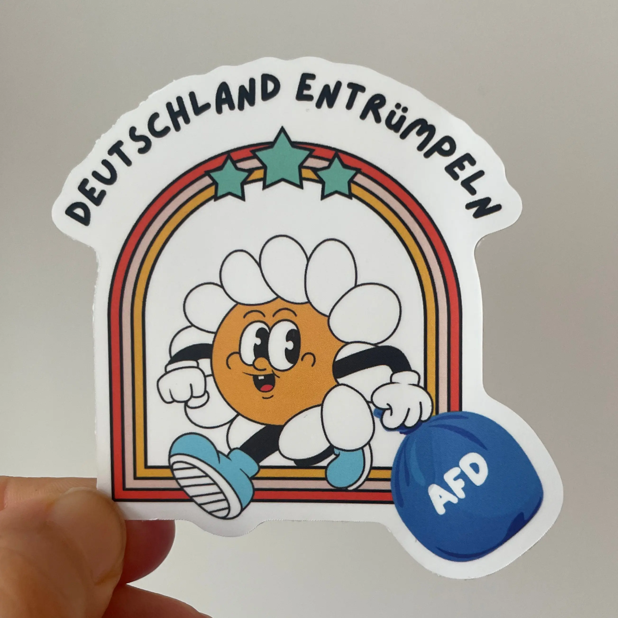 Declutter Germany stickers