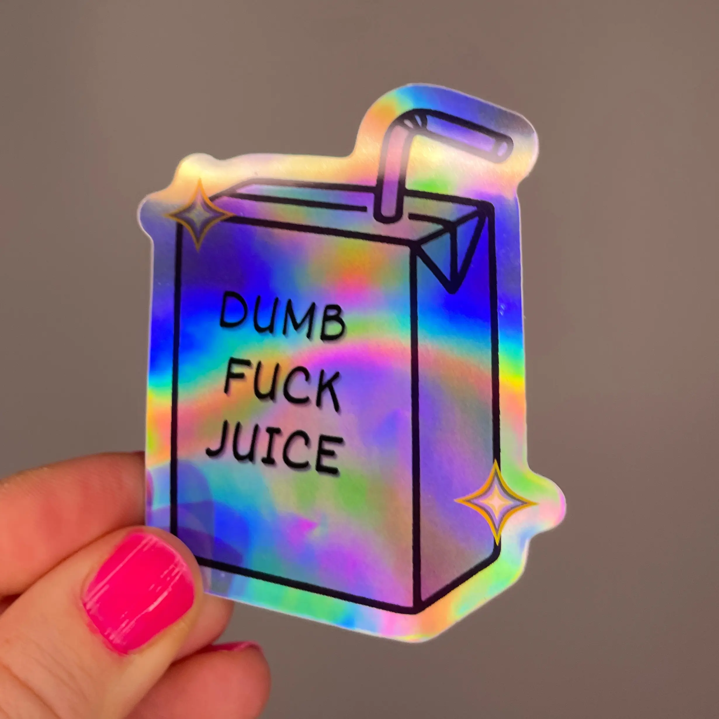 dumb fuck sticker