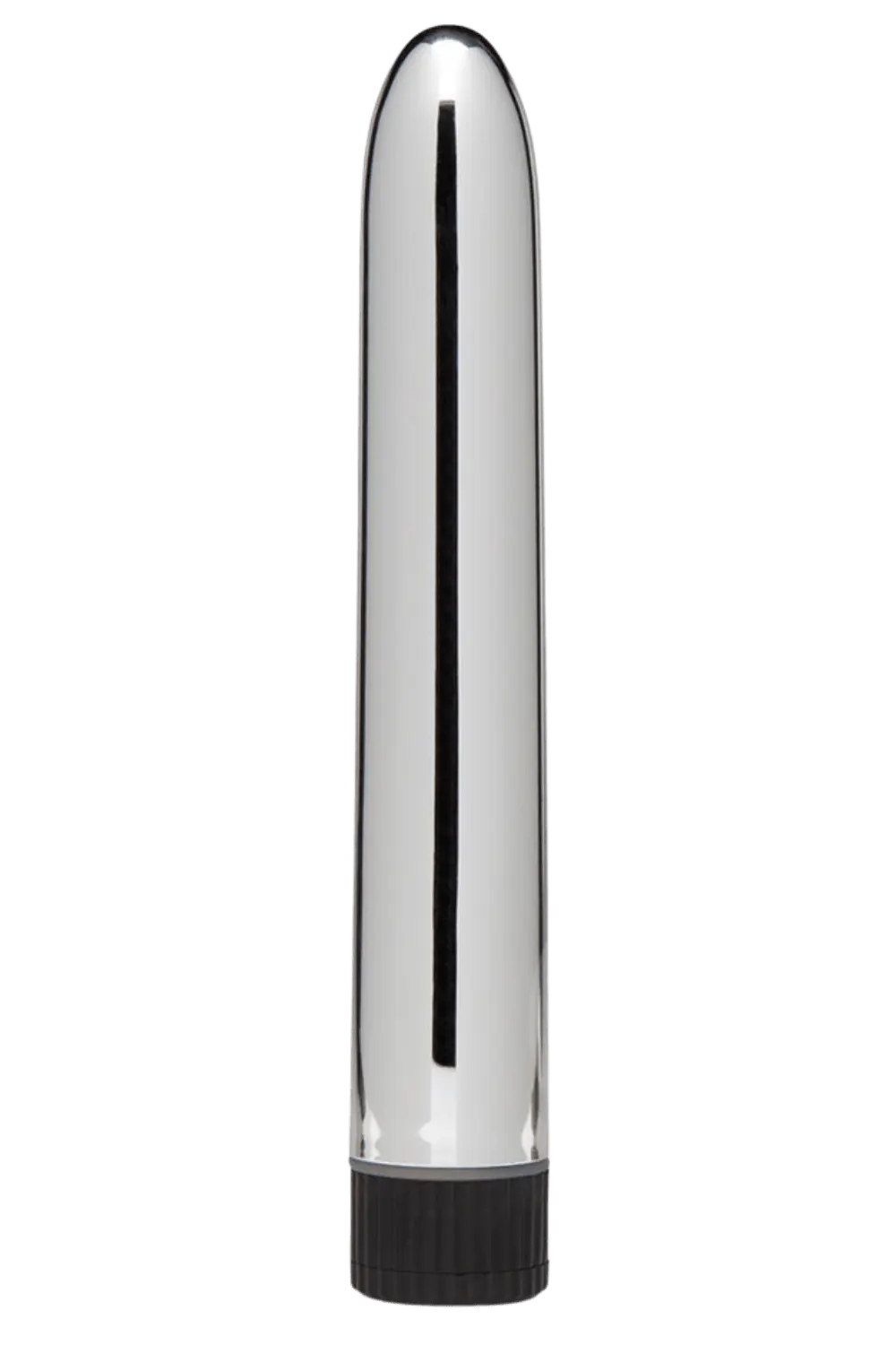 Vibratore classico argento + 1 bustina di lubrificante — Piacere tascabile