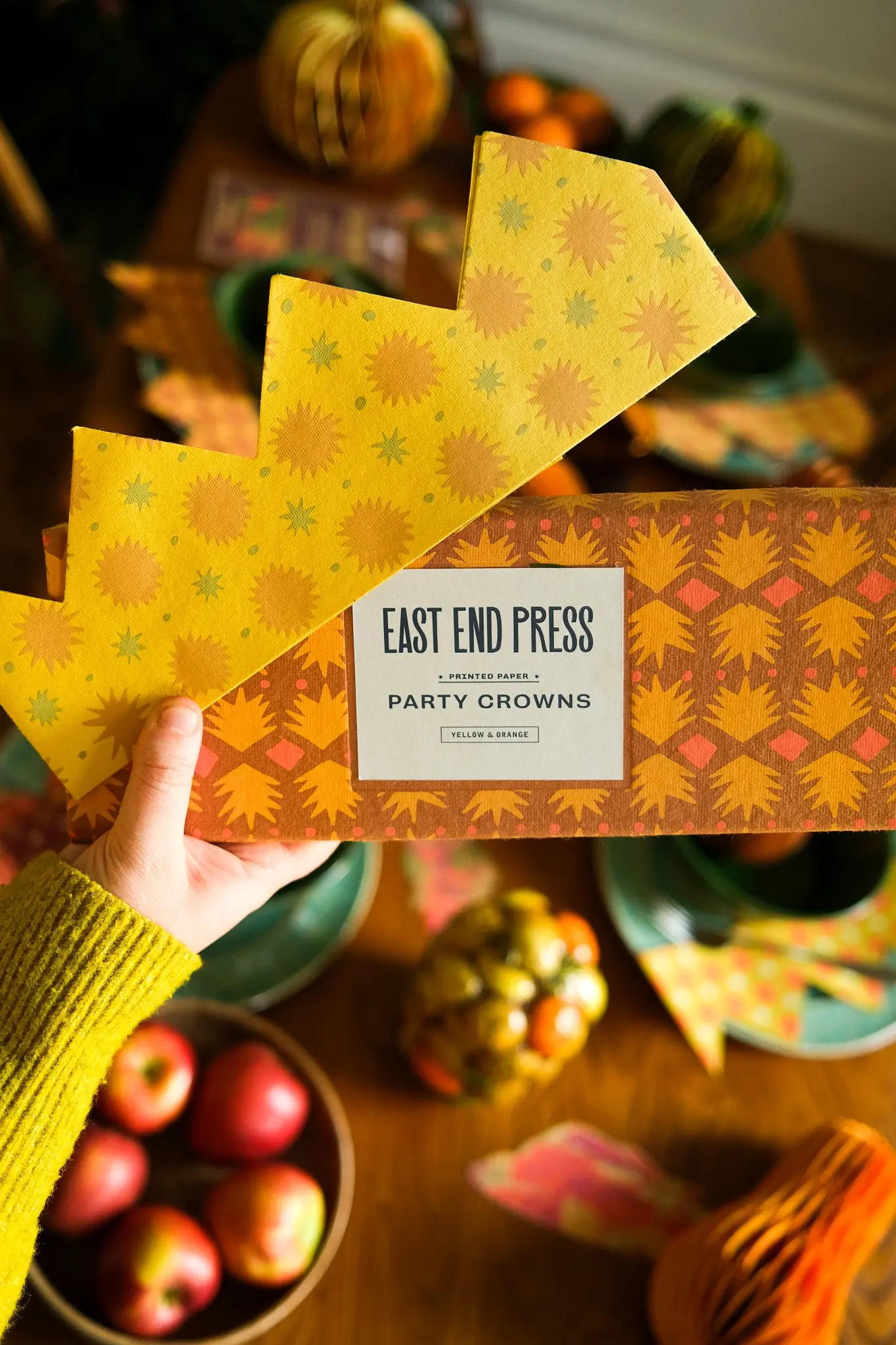 Yellow Paper Crowns