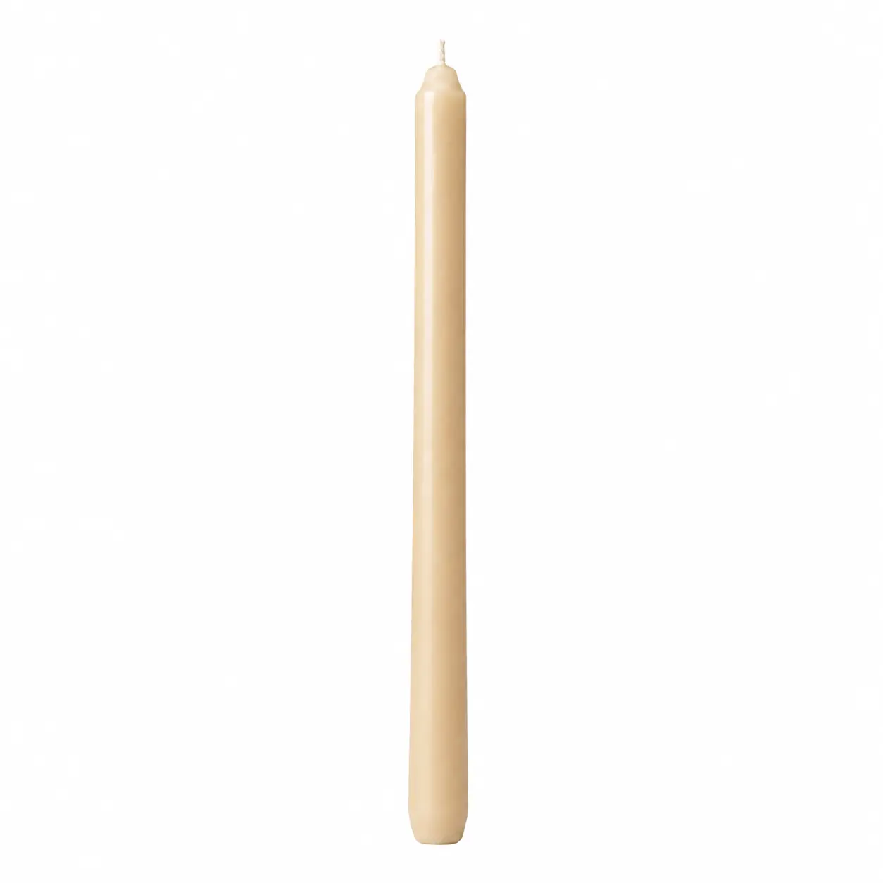 Ivory Wax Taper Candle 20 × 240 mm