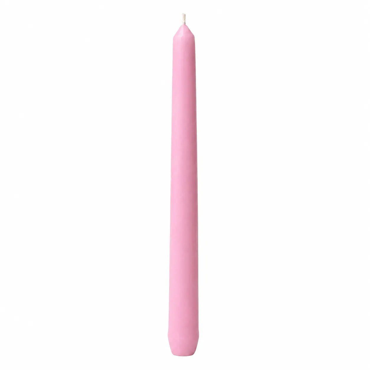Pink Wax Taper Candle 20 × 240 mm