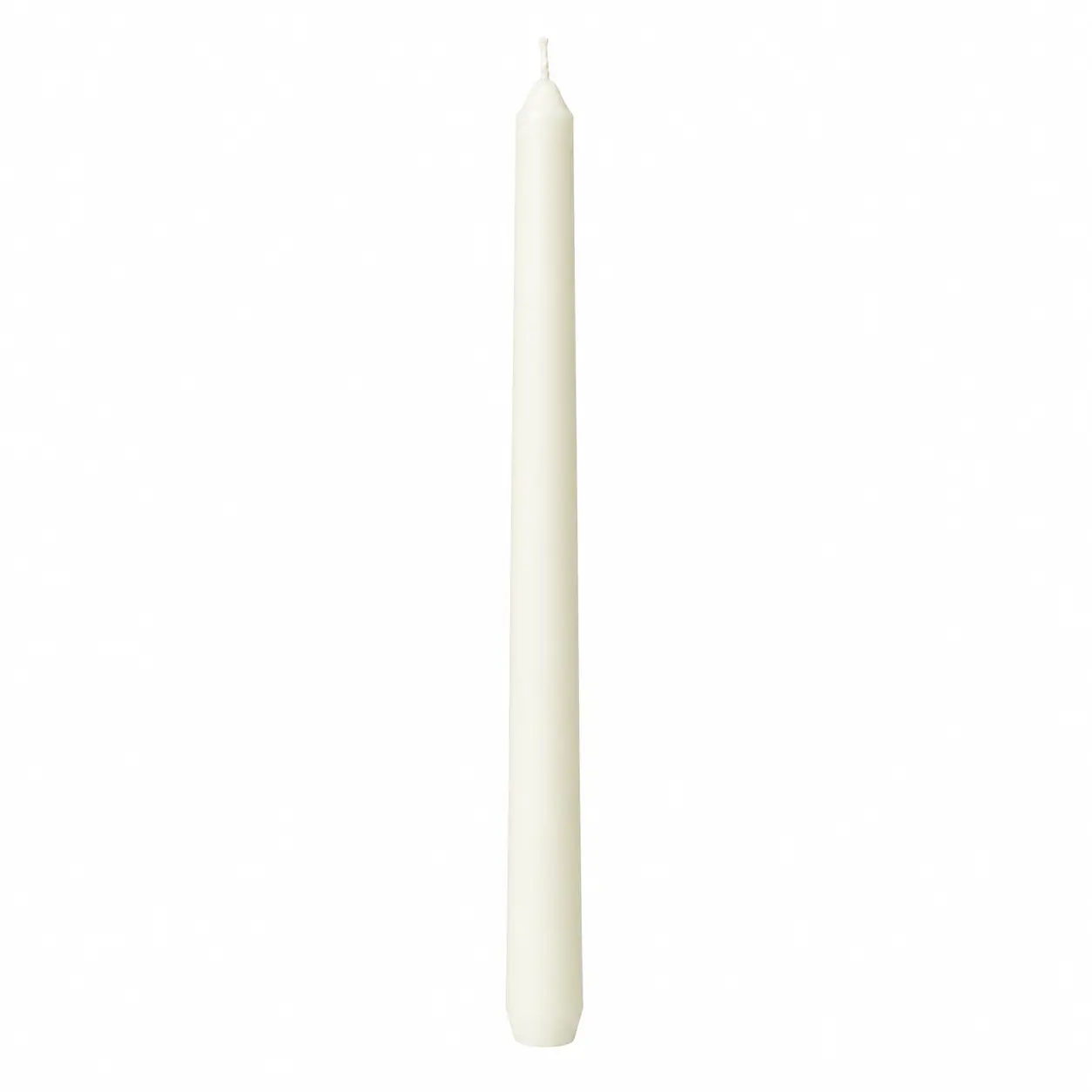 White Wax Taper Candle 20 × 240 mm