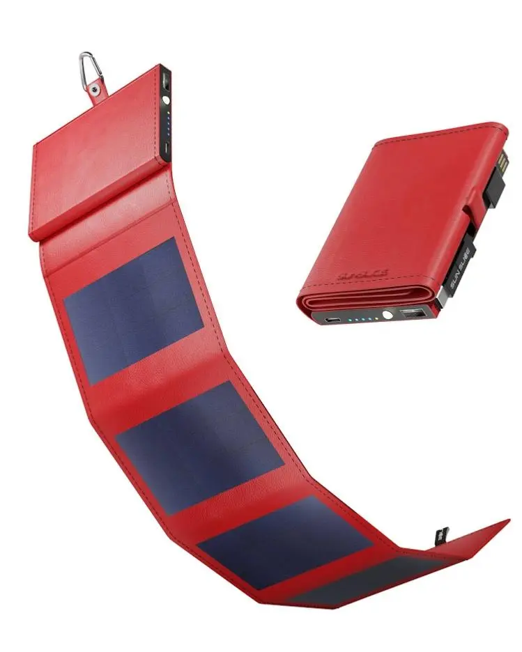 Pannello solare pieghevole PHOTON R, rosso, 4 Watt