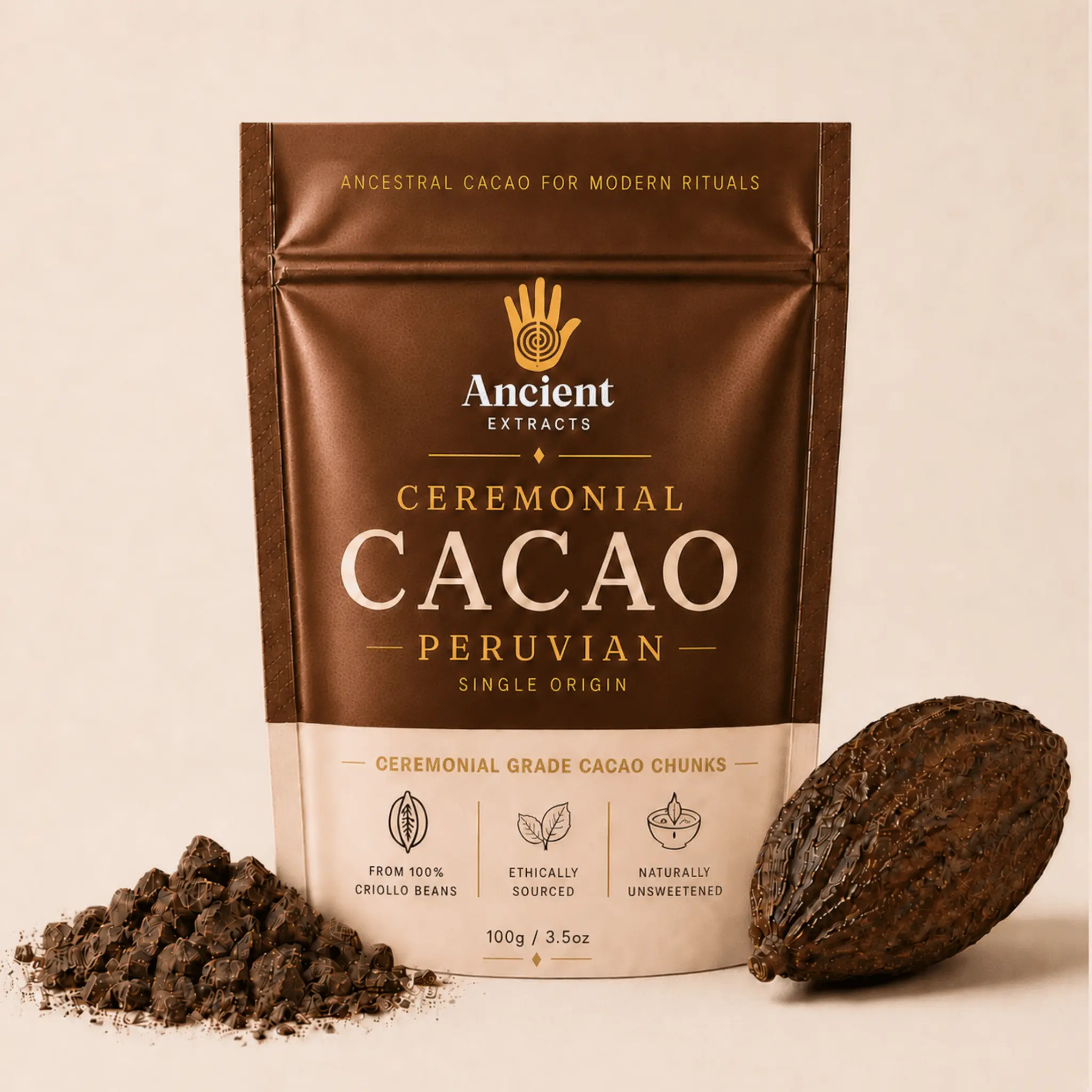 Peruvian Cacao | Ceremonial Cacao | Criollo Cacao Chunks