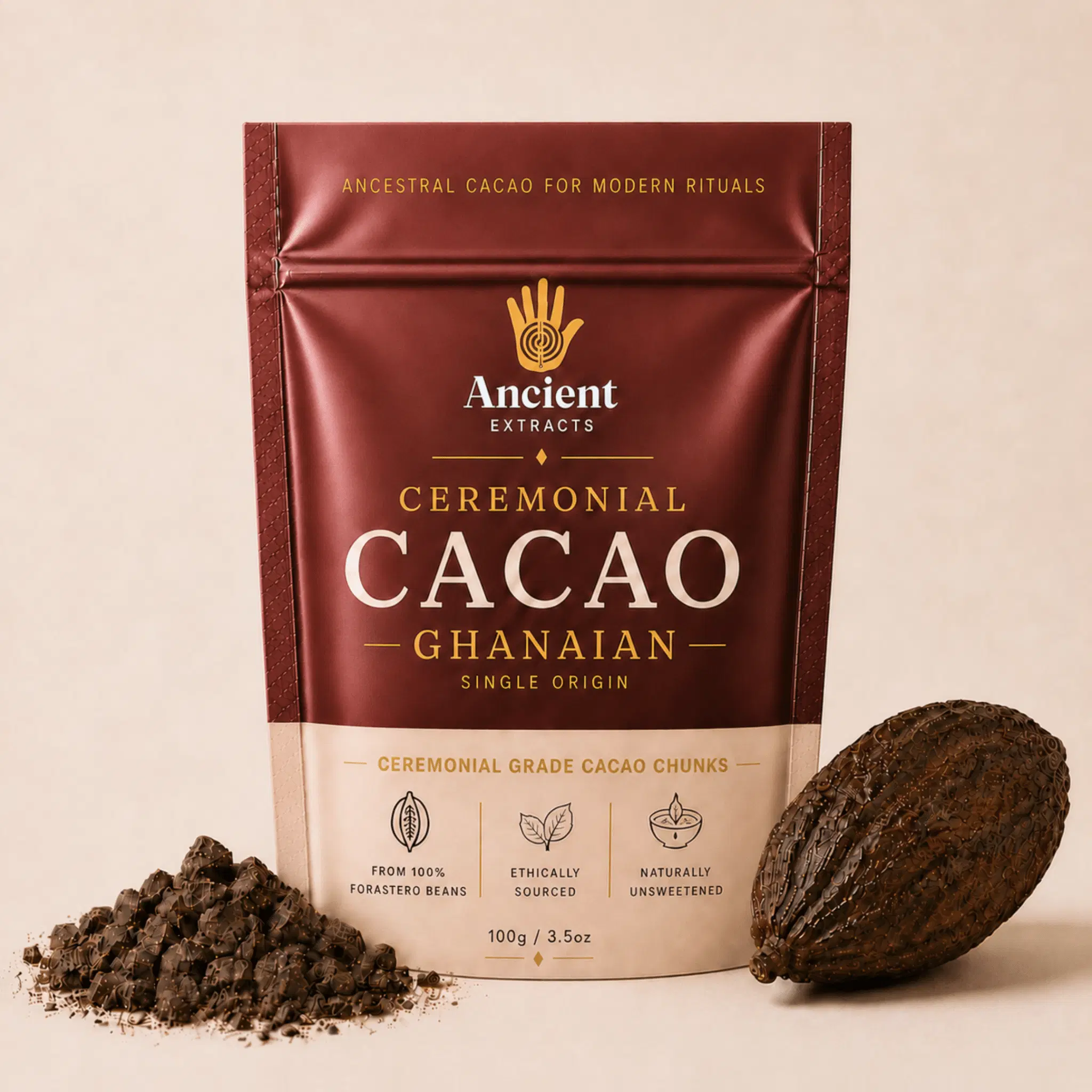 Ghanaian Cacao | Ceremonial Cacao | Criollo Cacao Chunks
