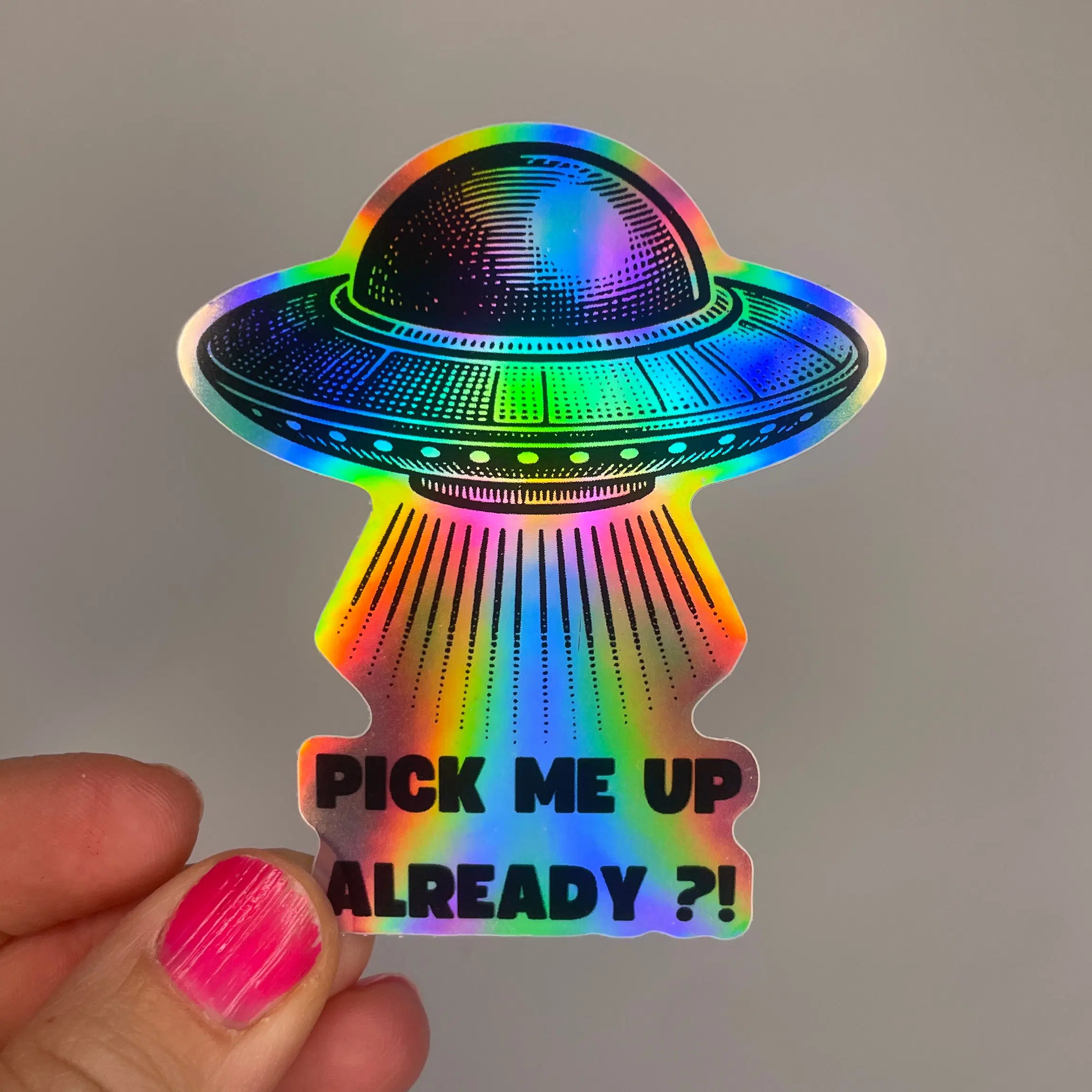 pick me up sticker