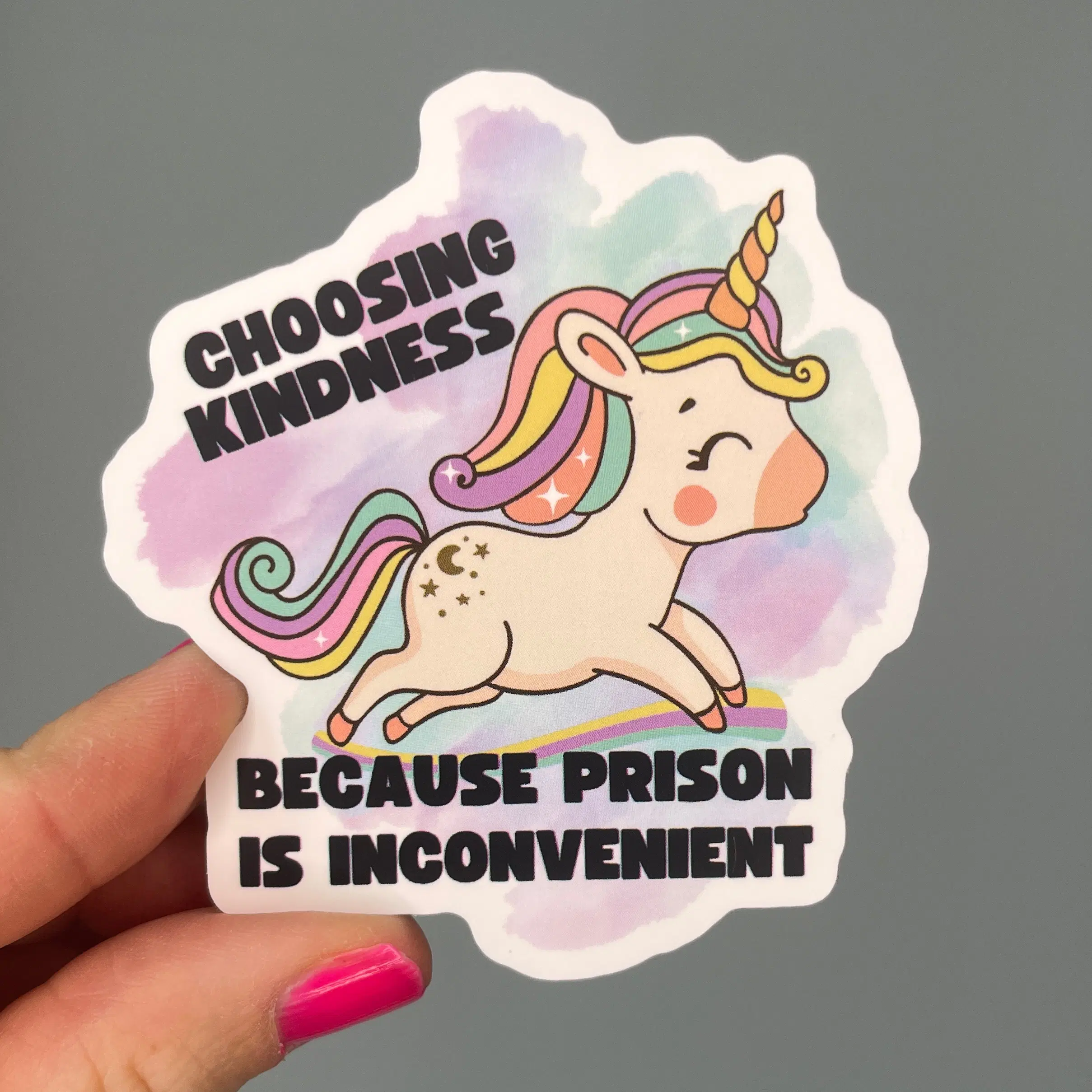 Choosing kindness sticker