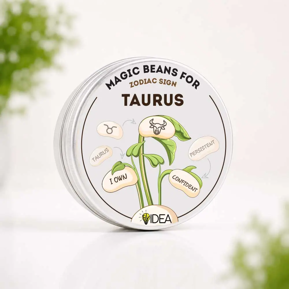 Magic Beans with Messages Gift Set - Zodiac sign Taurus