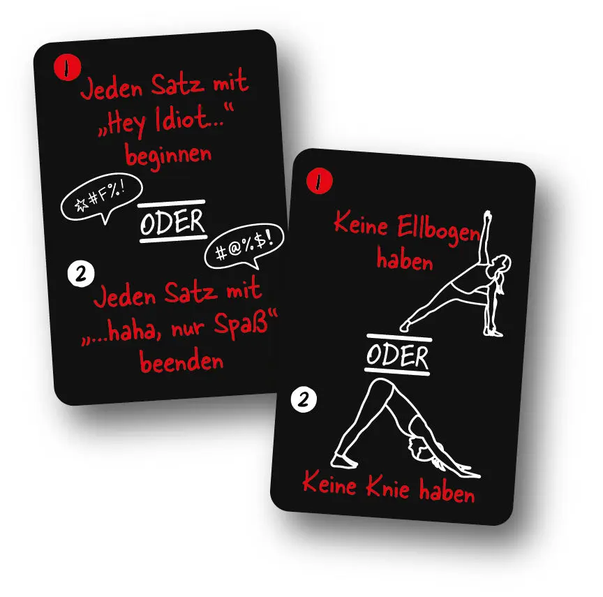The Agony of Agony card game