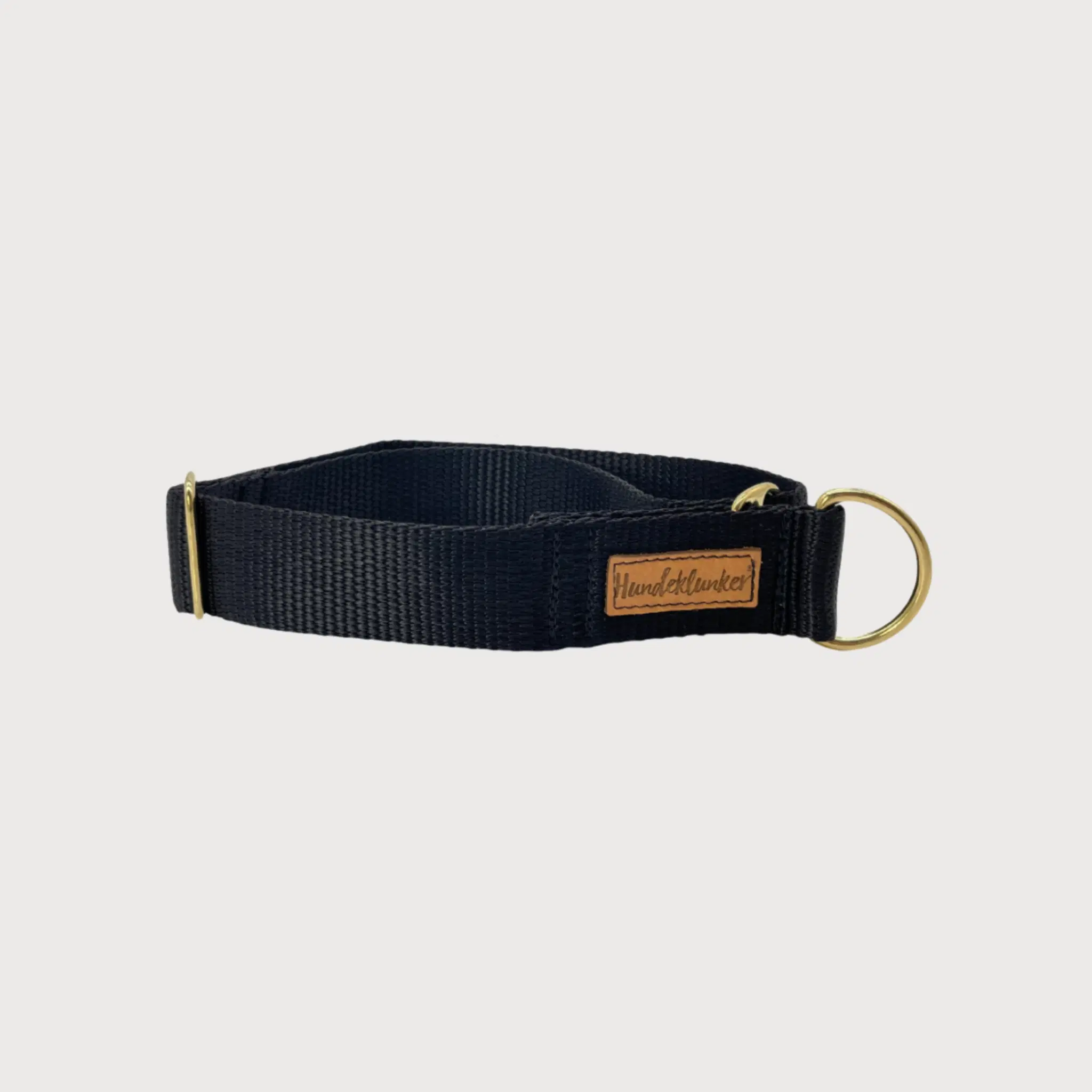 Collier coulissant pour chien, noir basique