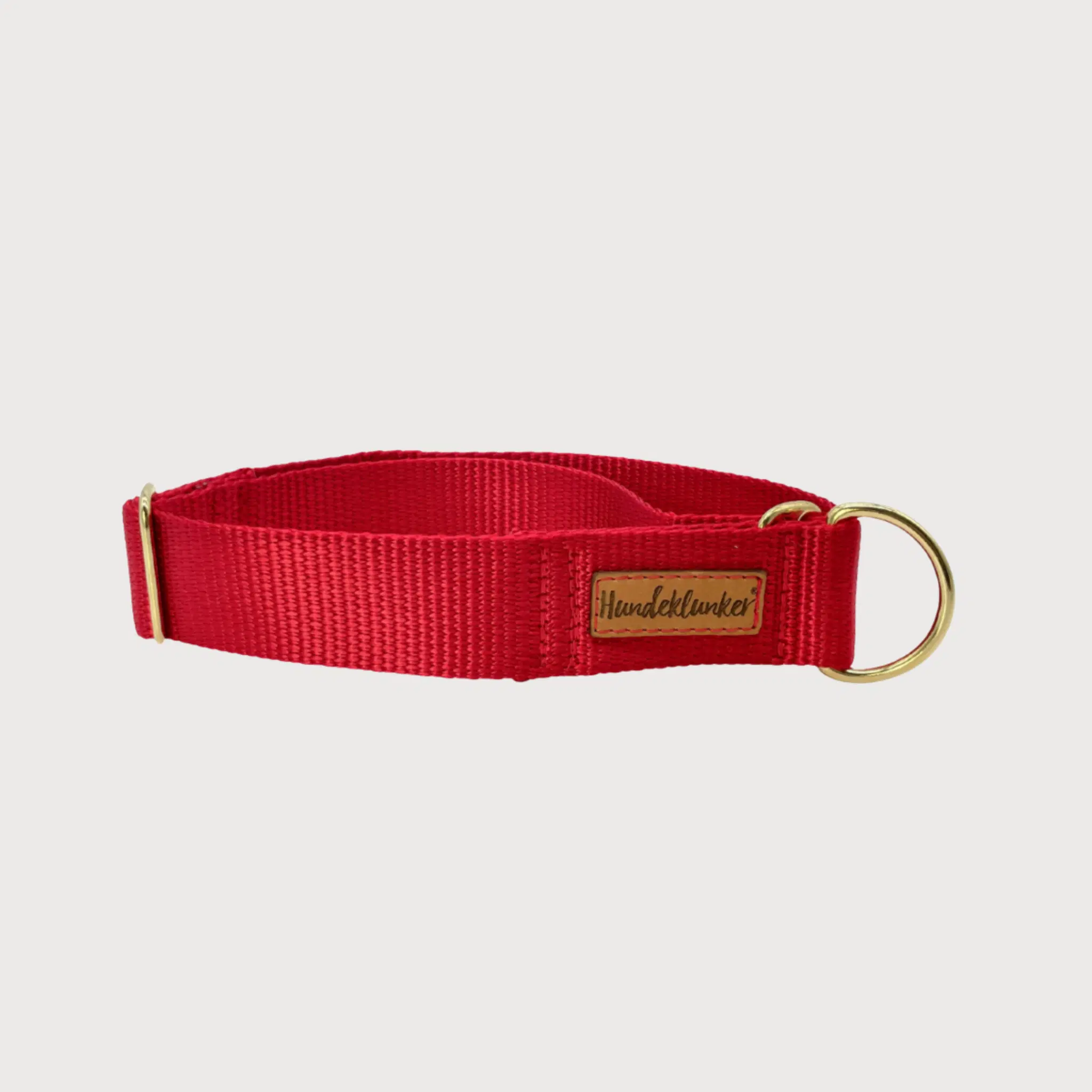 Collier coulissant pour chien, rouge basique