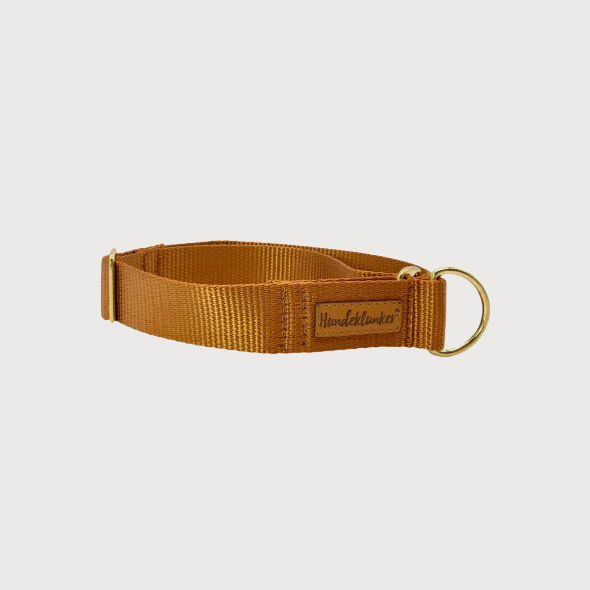 Collier coulissant pour chien, couleur Cognac basique