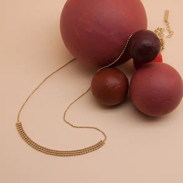 CIRCLE 3-strand necklace