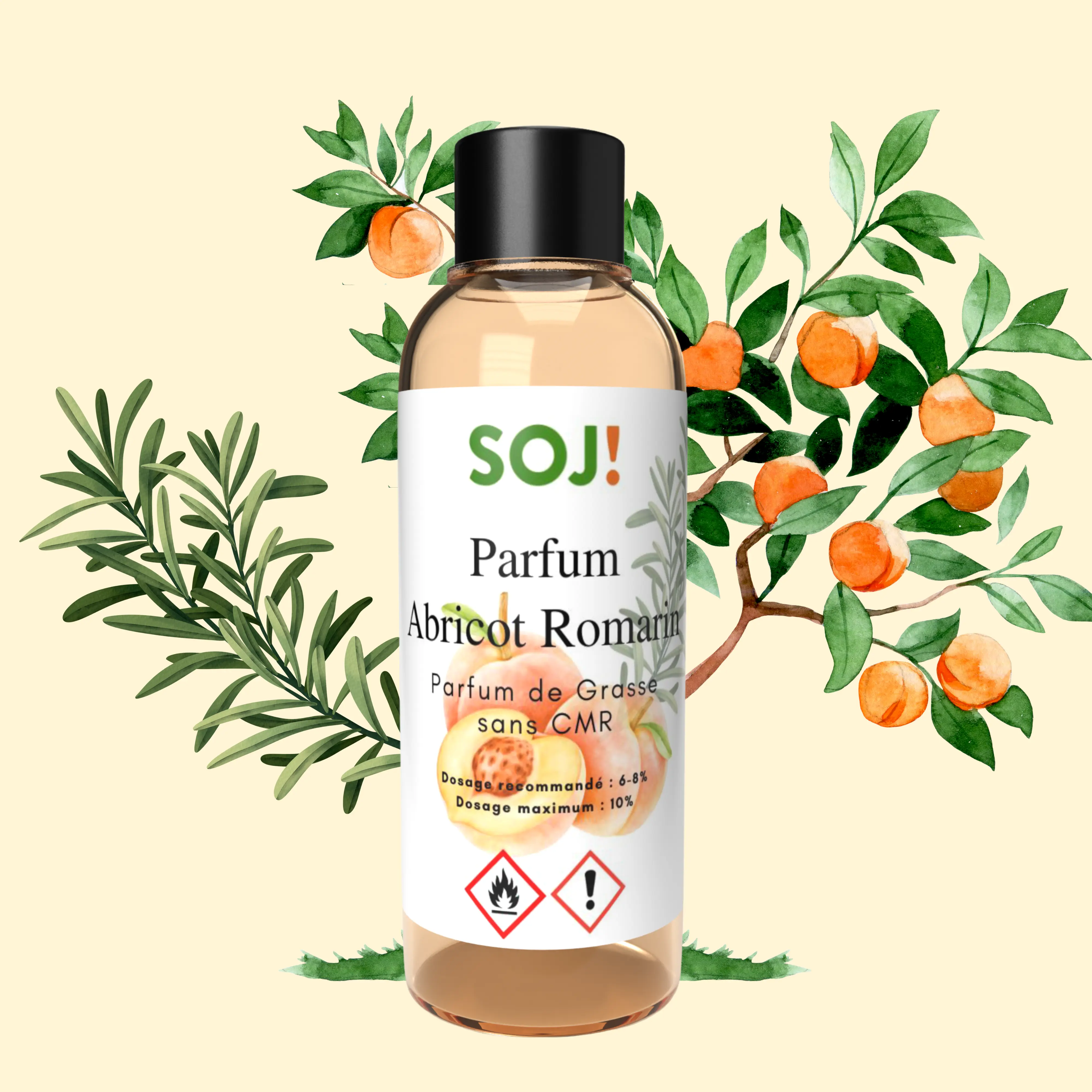 Candle fragrance – Apricot Rosemary