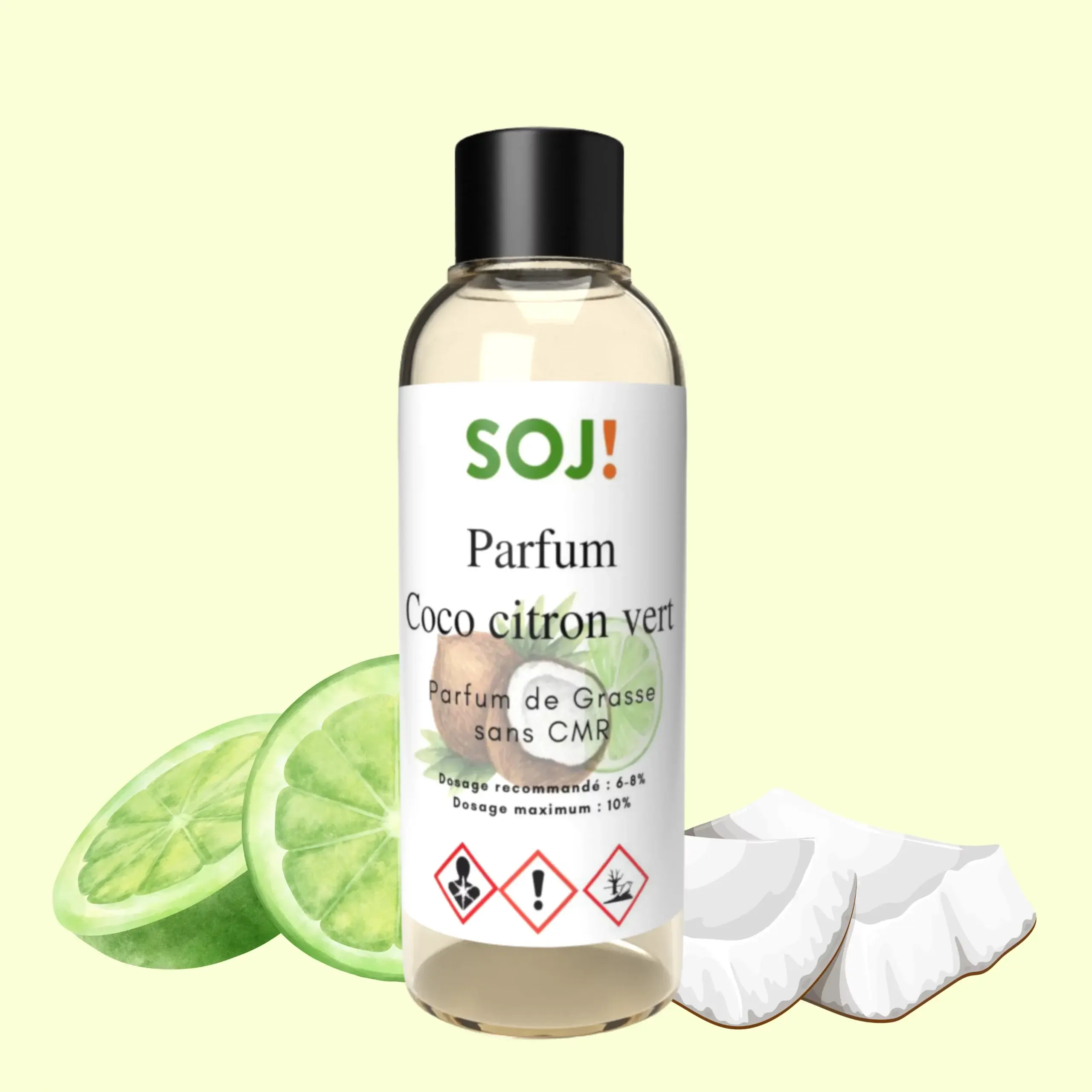 Candle fragrance – Coconut lime