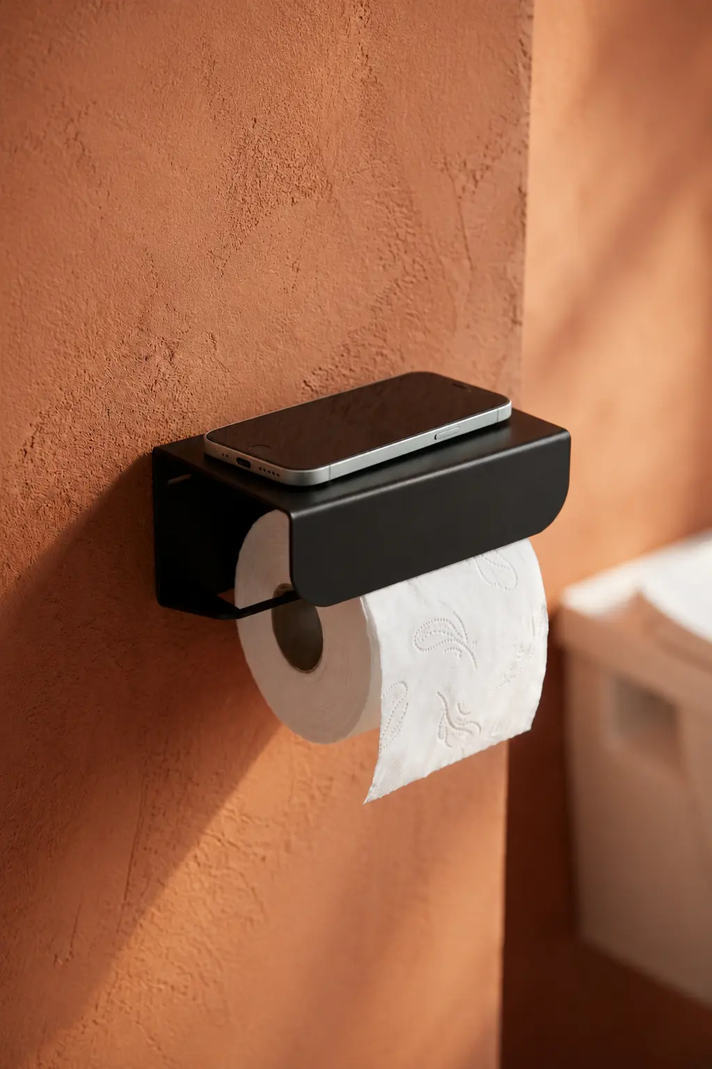 Toilet paper holder | Toilet paper dispenser stand | With or without drilling