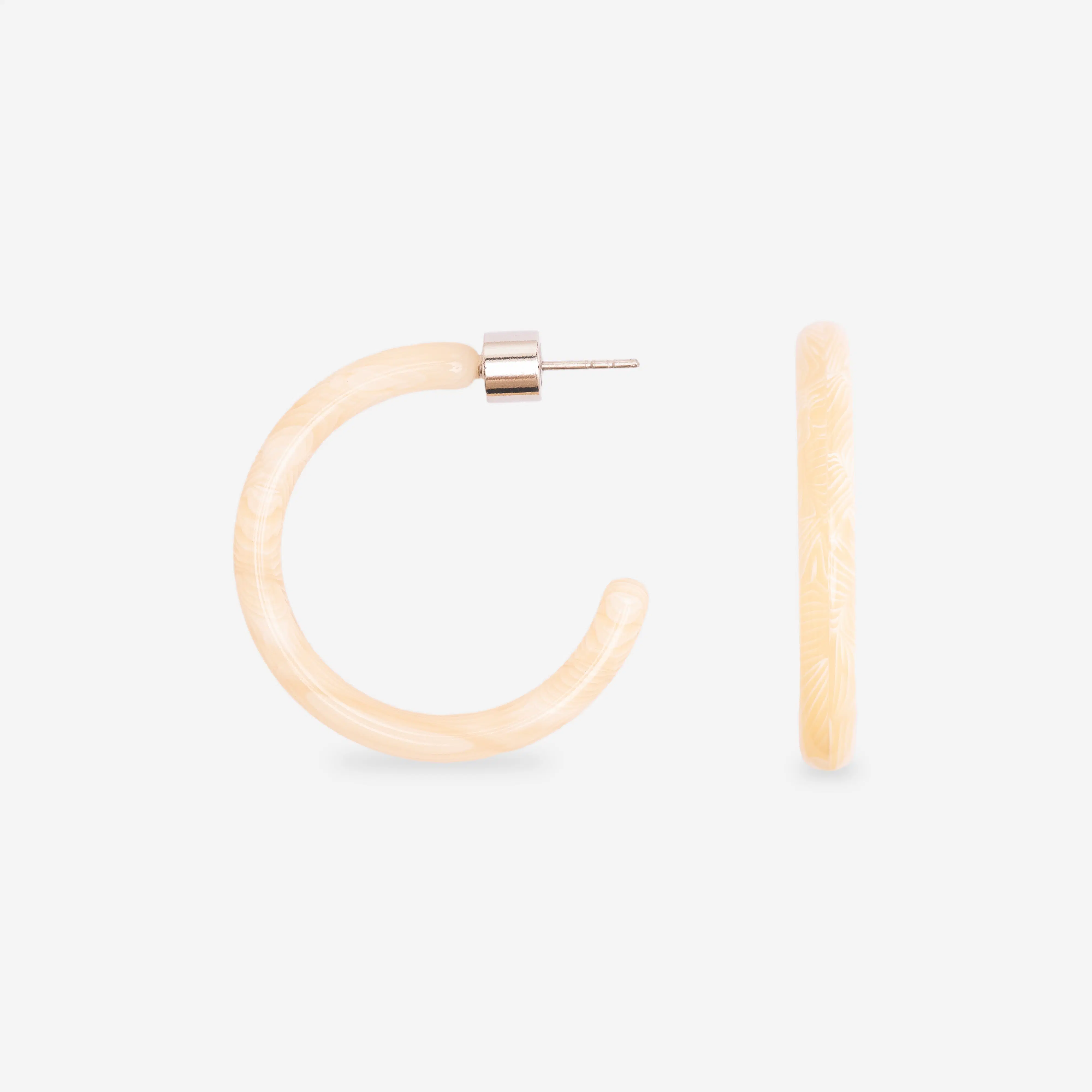 Ohrringe - Loop Macadamia