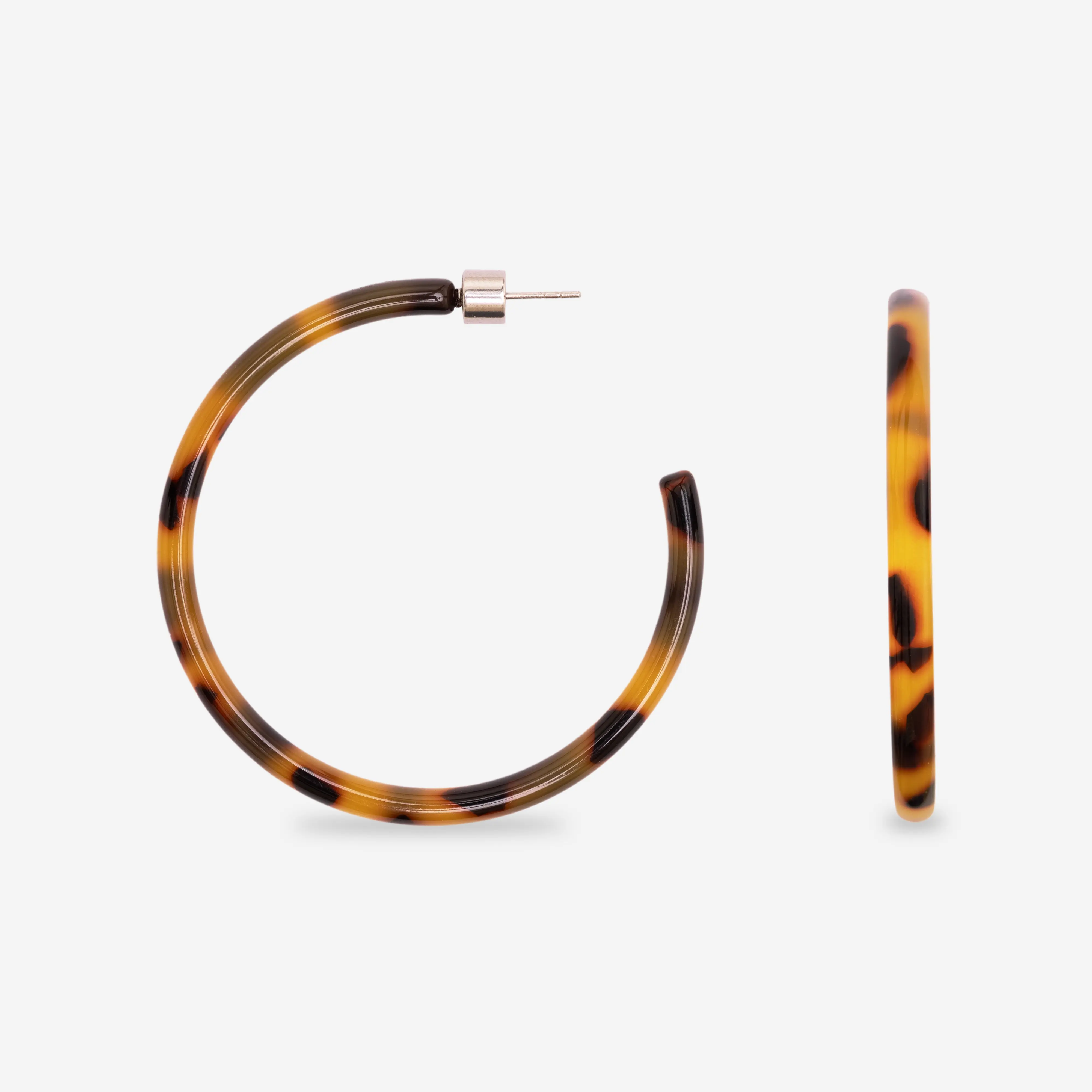 Ohrringe - Hoop Dark Cheetah