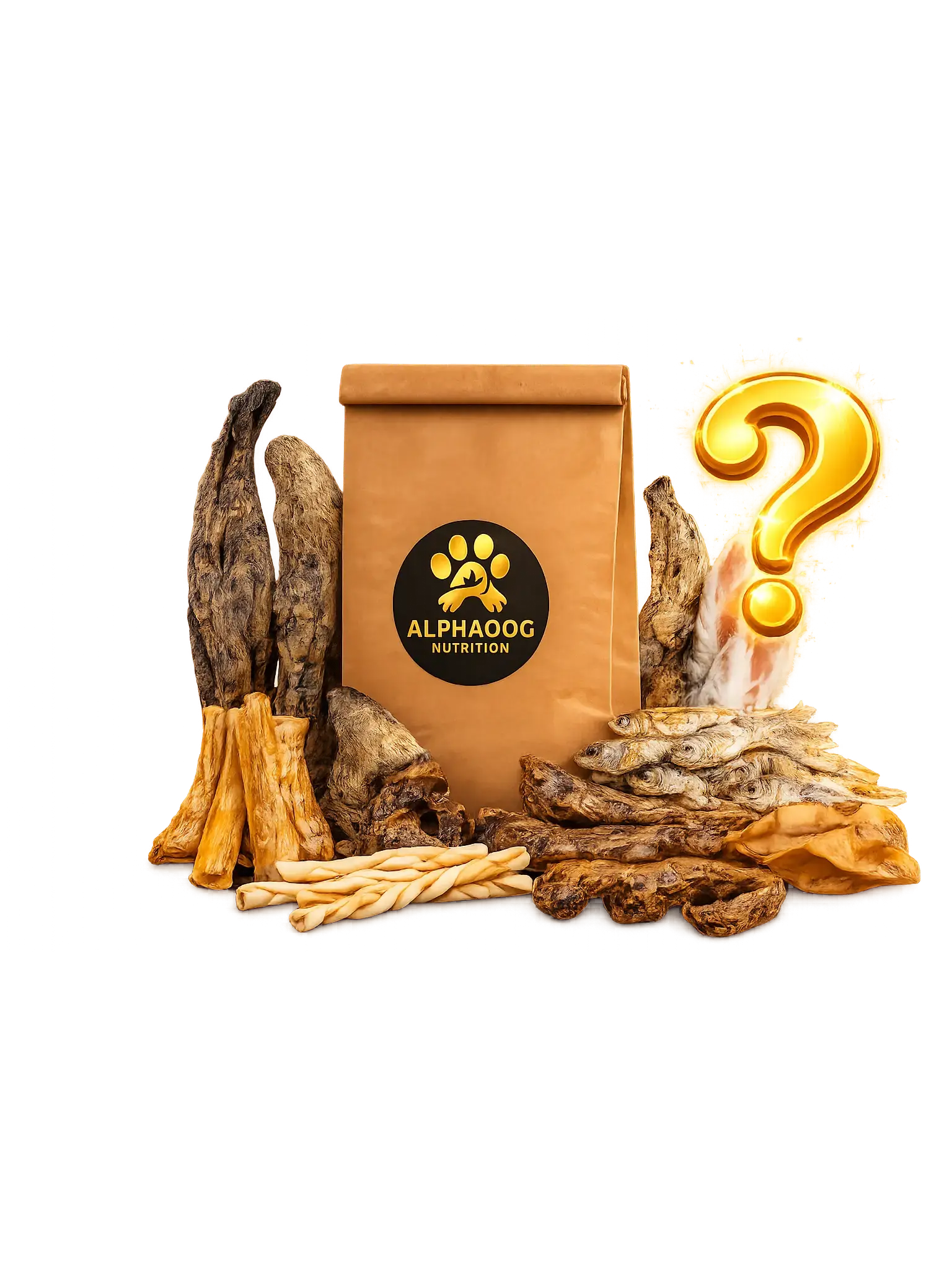 Caja sorpresa XXL de Alphadog Nutrition: La mejor sorpresa para perros - Envío gratis