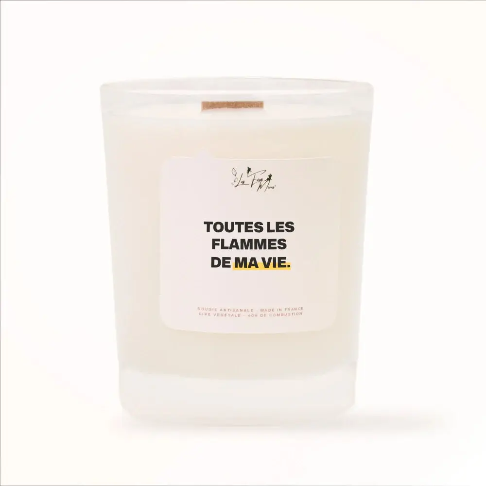Bougie parfumée - Toutes les flammes de ma vie