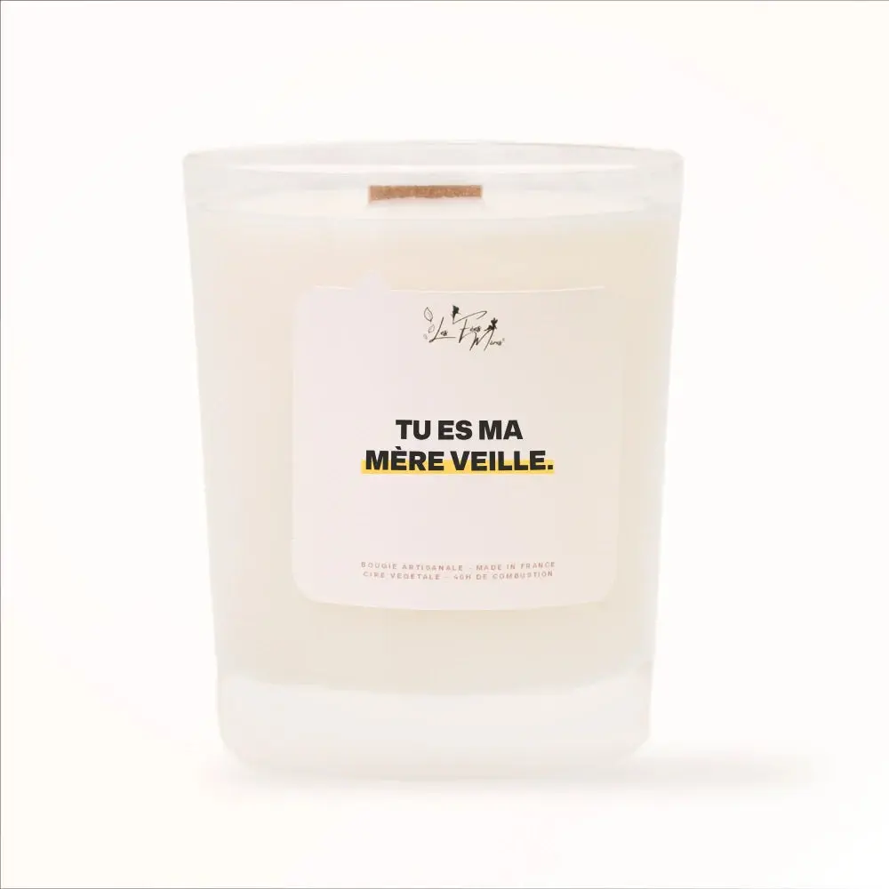 Bougie parfumée - Tu es ma mère veille
