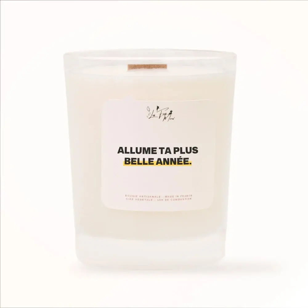 Bougie parfumée - Allume ta plus belle année