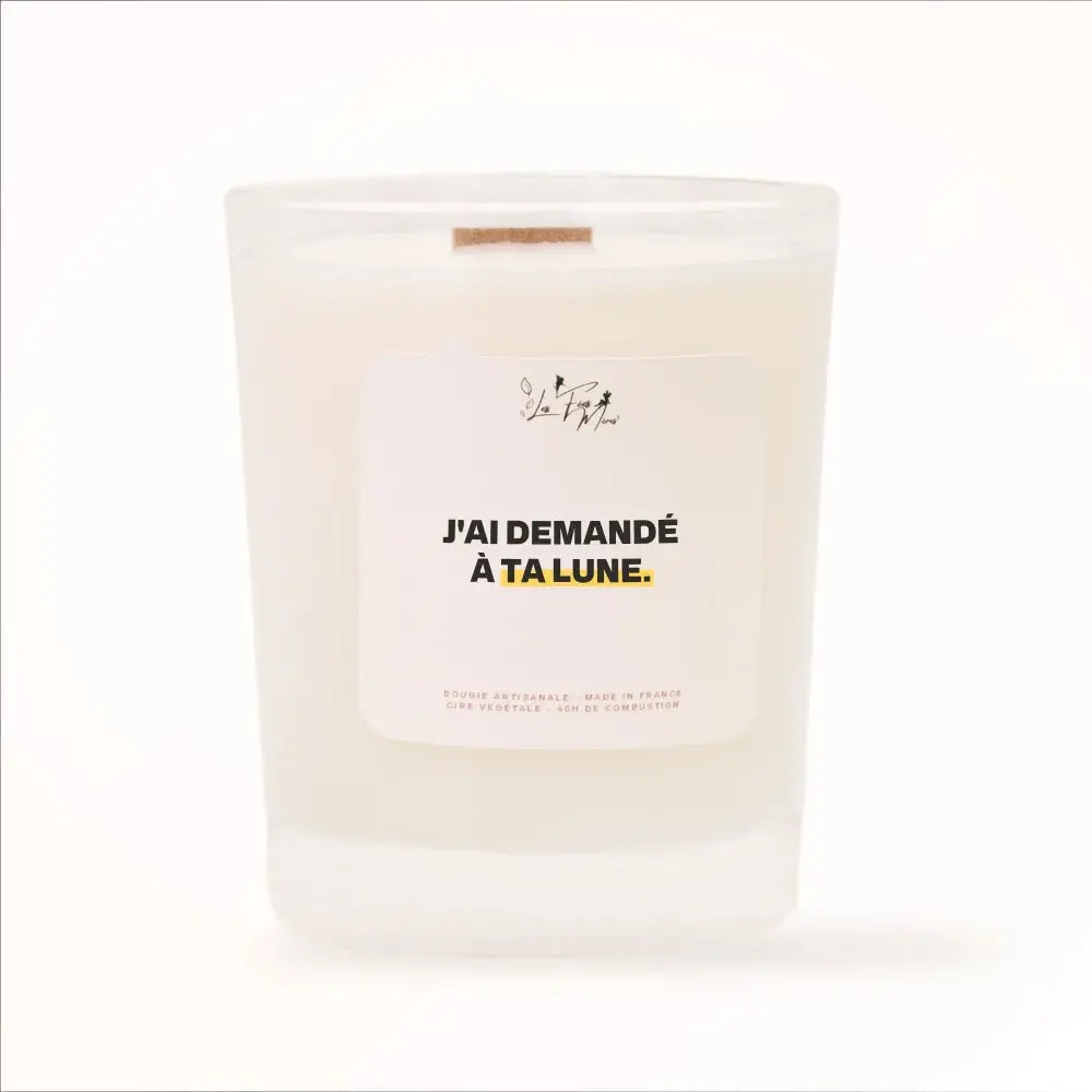 Bougie parfumée - J'ai demandé à ta lune