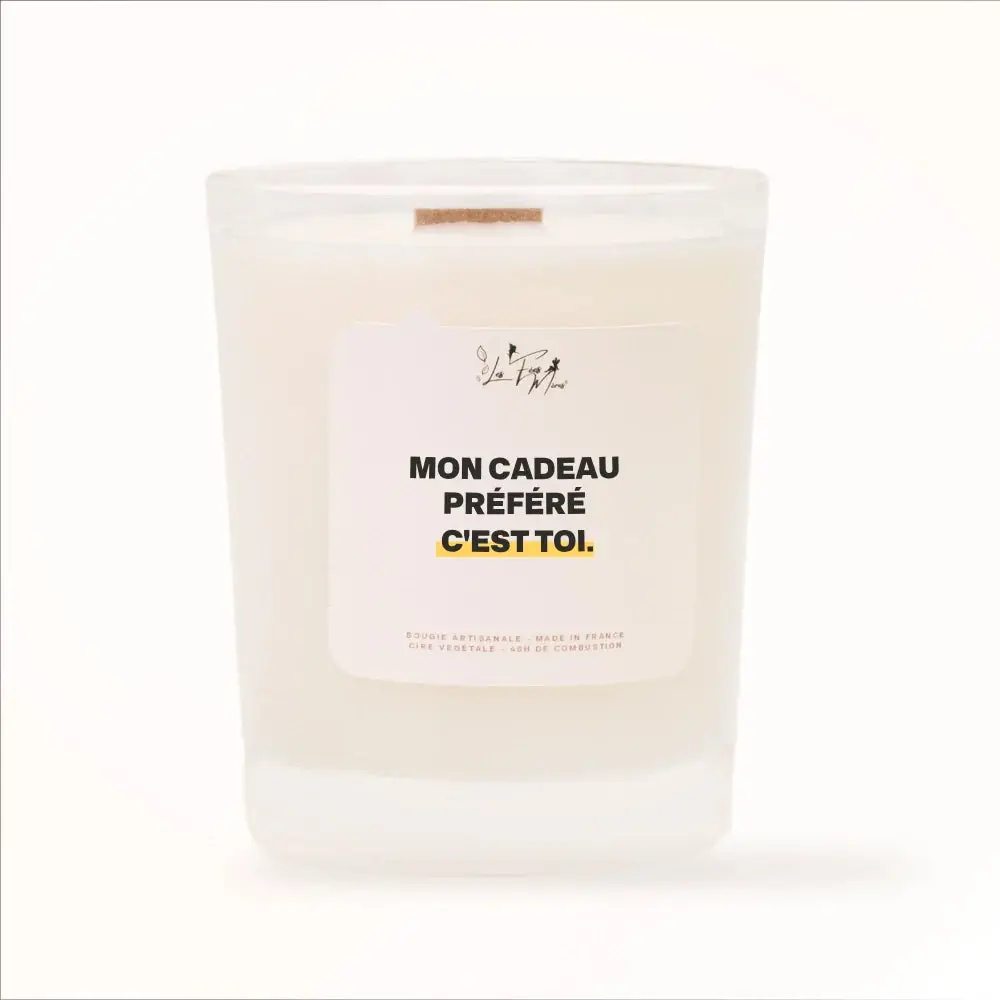Bougie parfumée - Mon cadeau préféré c'est toi