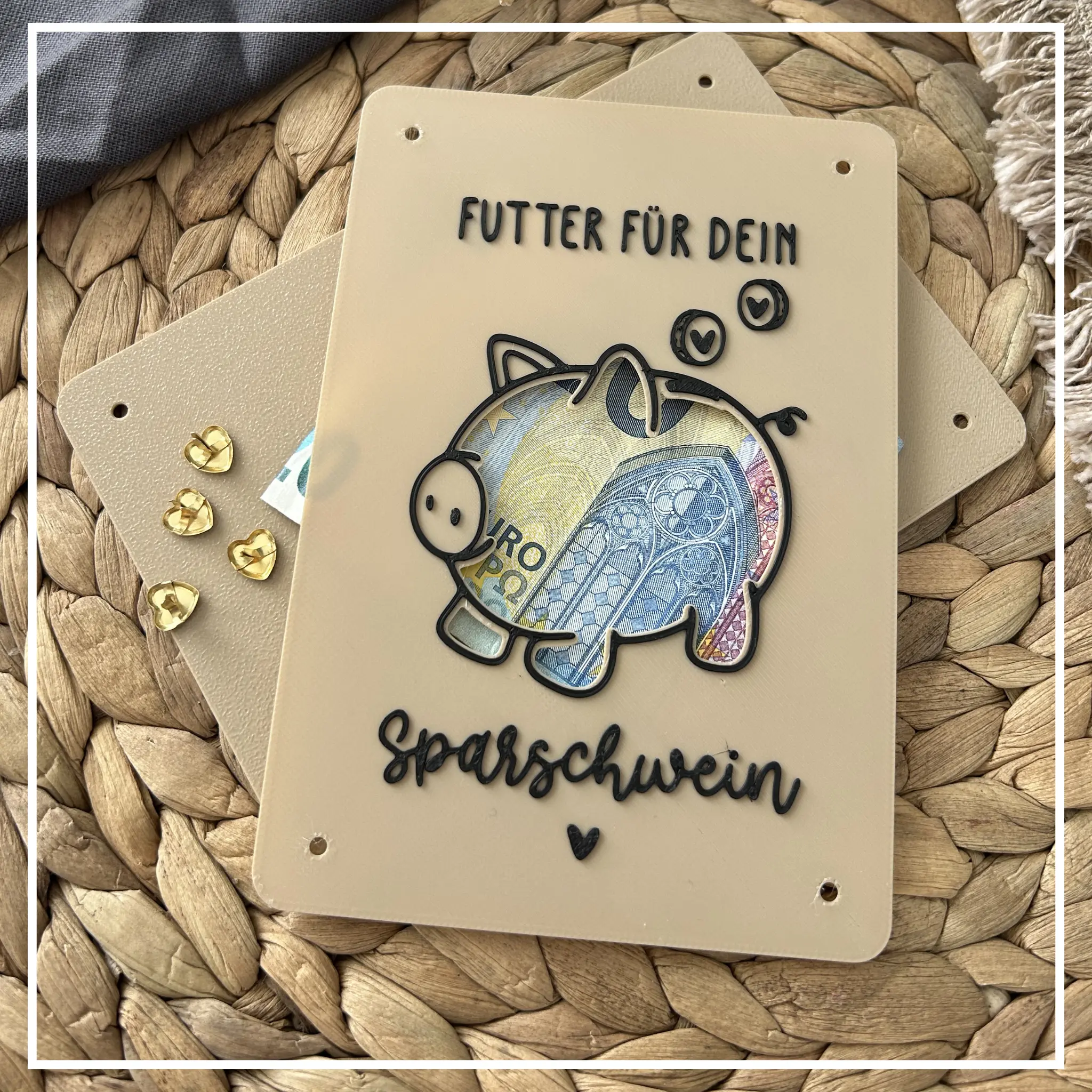Tarjeta de regalo en efectivo - Empaques creativos para regalos en efectivo - Impulso financiero, agradecimiento e idea de regalo Hucha de agradecimiento