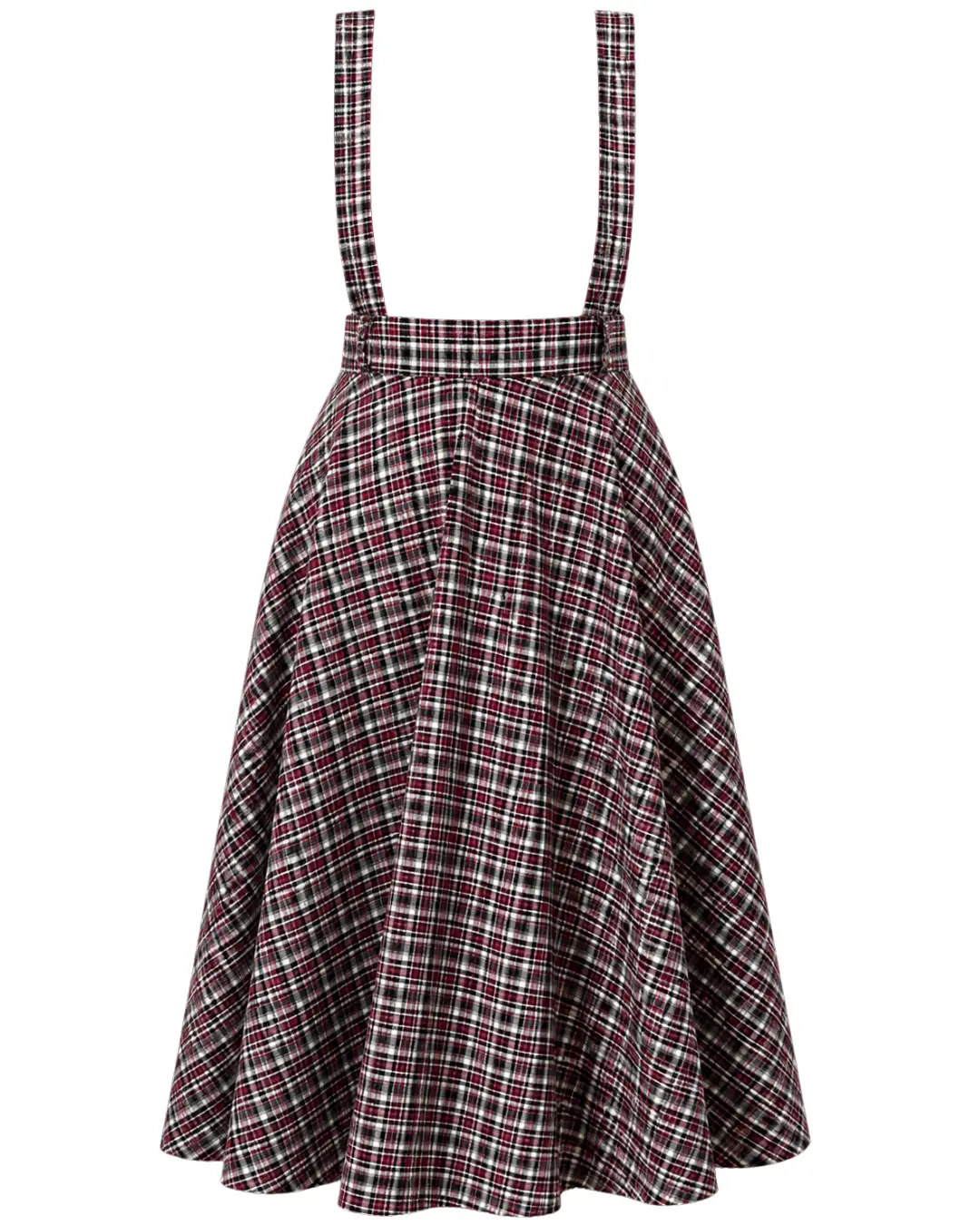 Jupe Academia Tartan Framboise/Noir