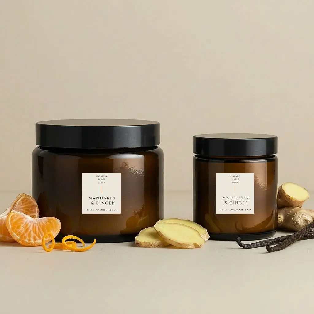 Mandarin & Ginger Candle (Essential Oil)