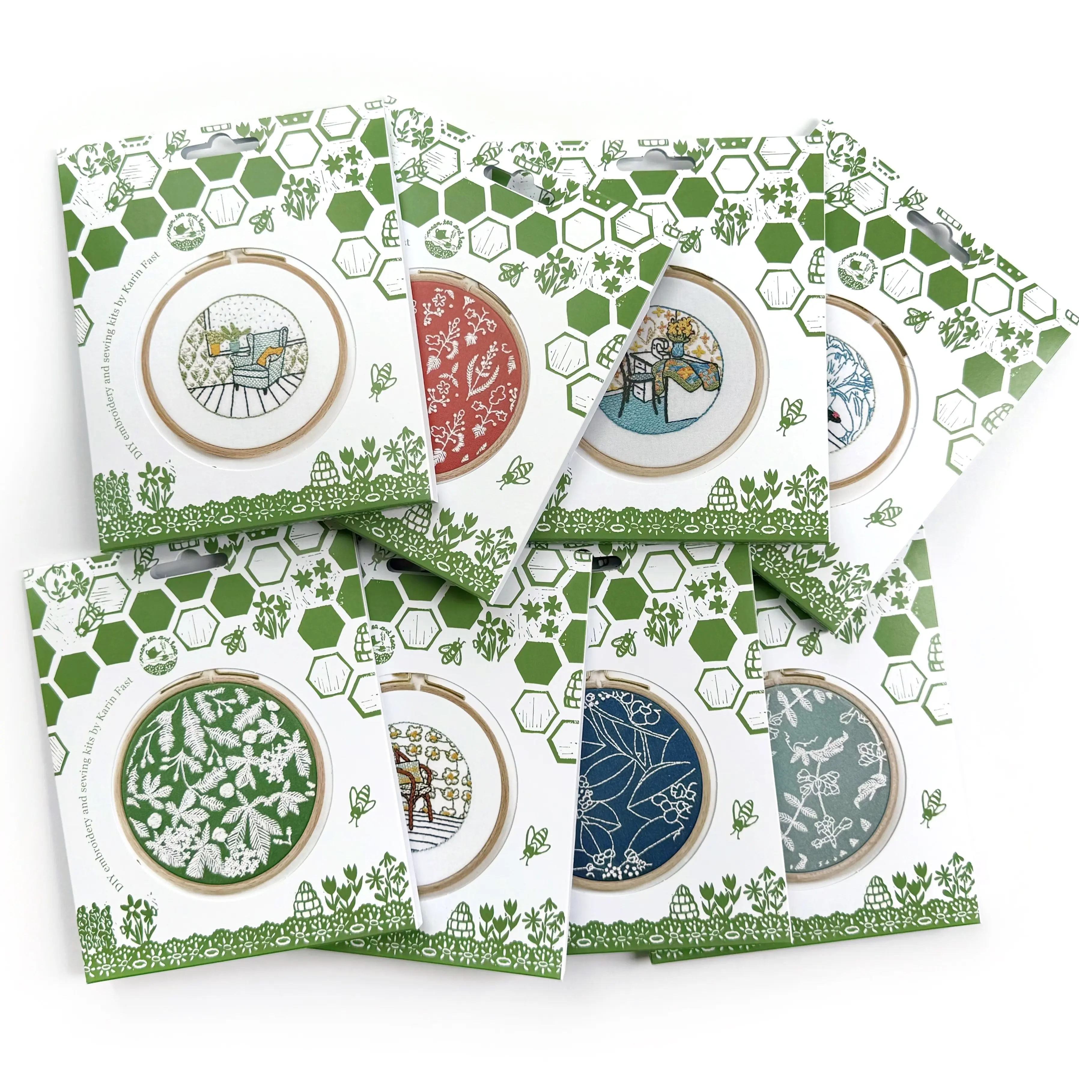Beginner hoop collection: complete fabric pack set (24 pcs)
