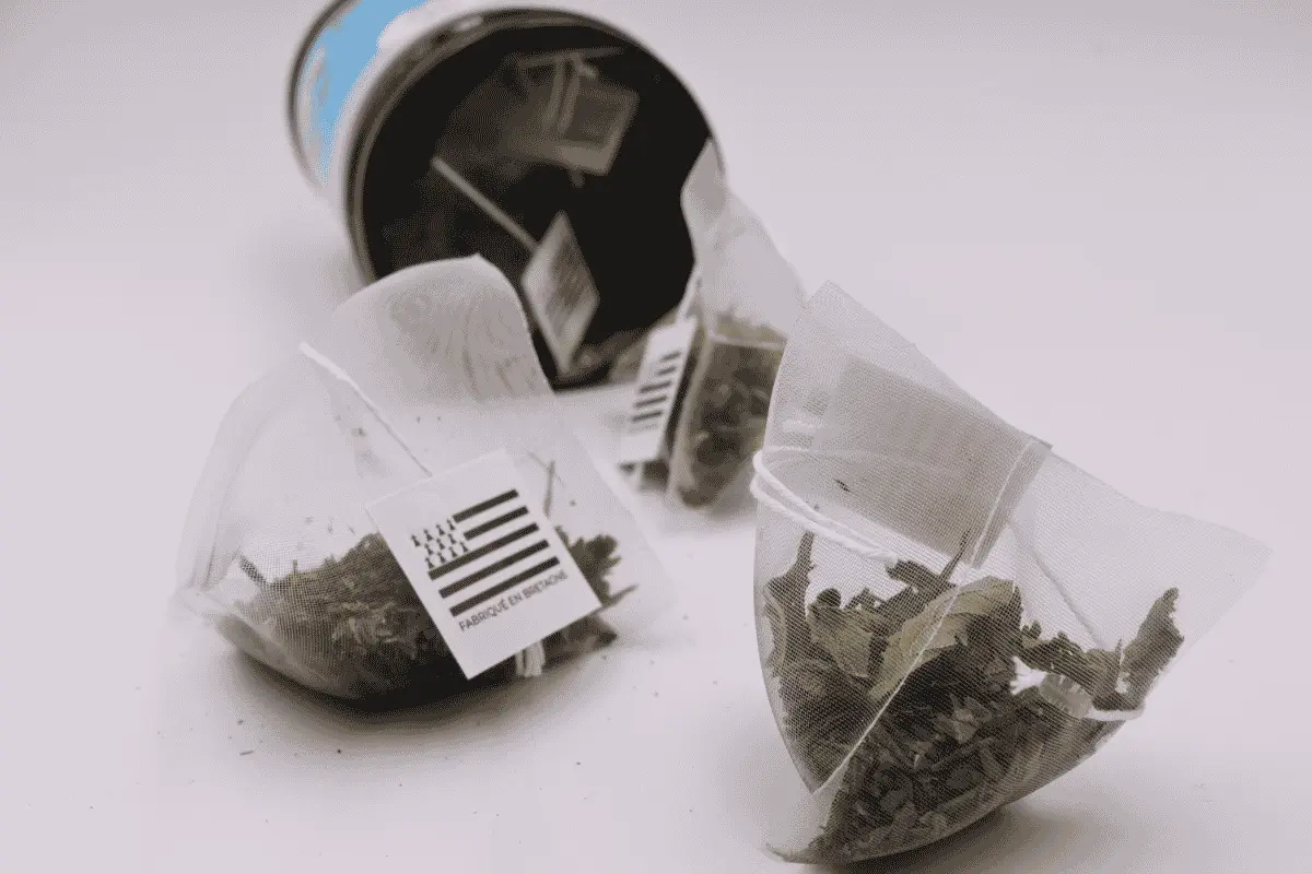 Bio-Grüner-Minz-Tee | Packung mit 15 Pyramidenbeuteln