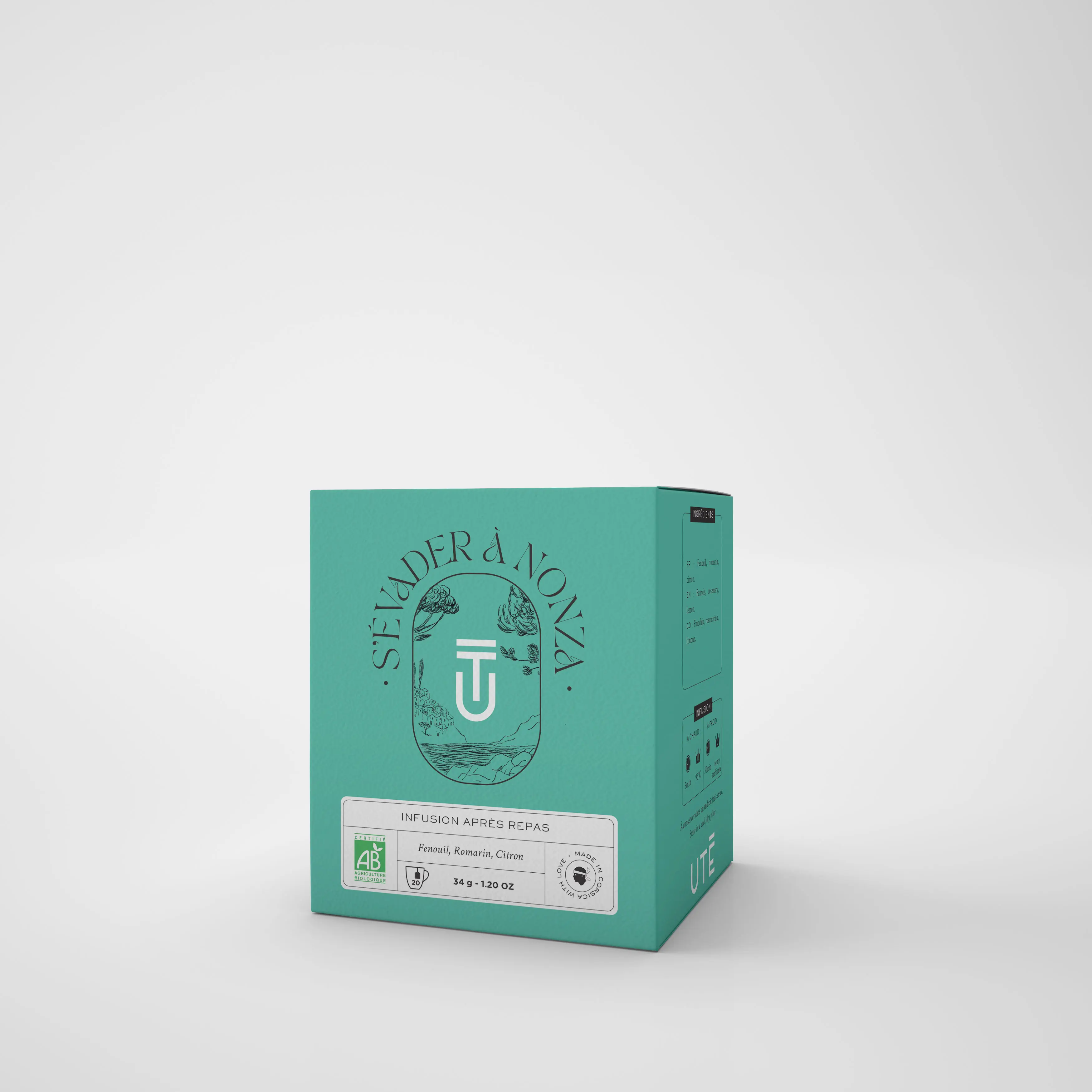 UTÈ - ESCAPADA A NONZA - Caja de 20 sobres individuales