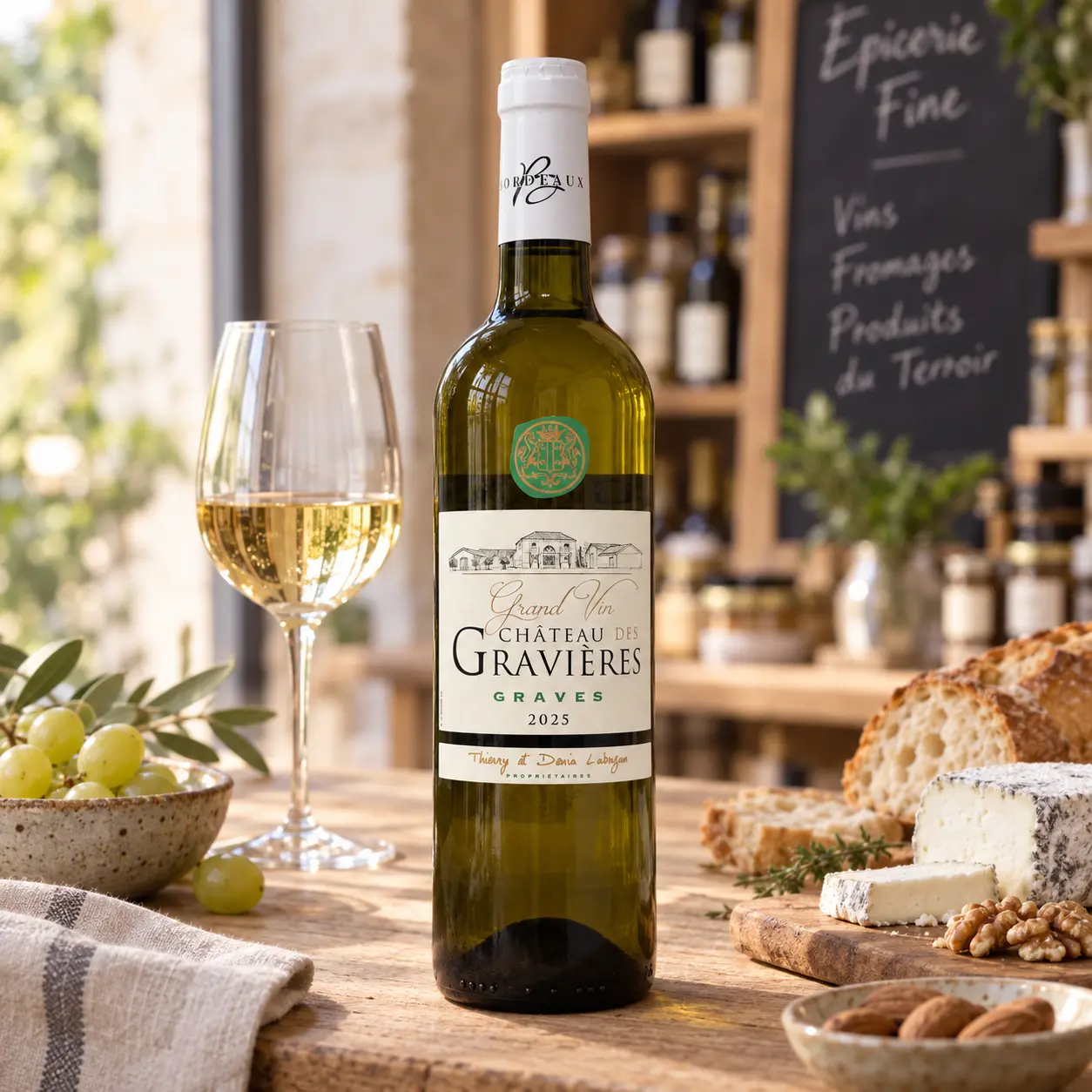 White wine - Château des Gravières, Graves white