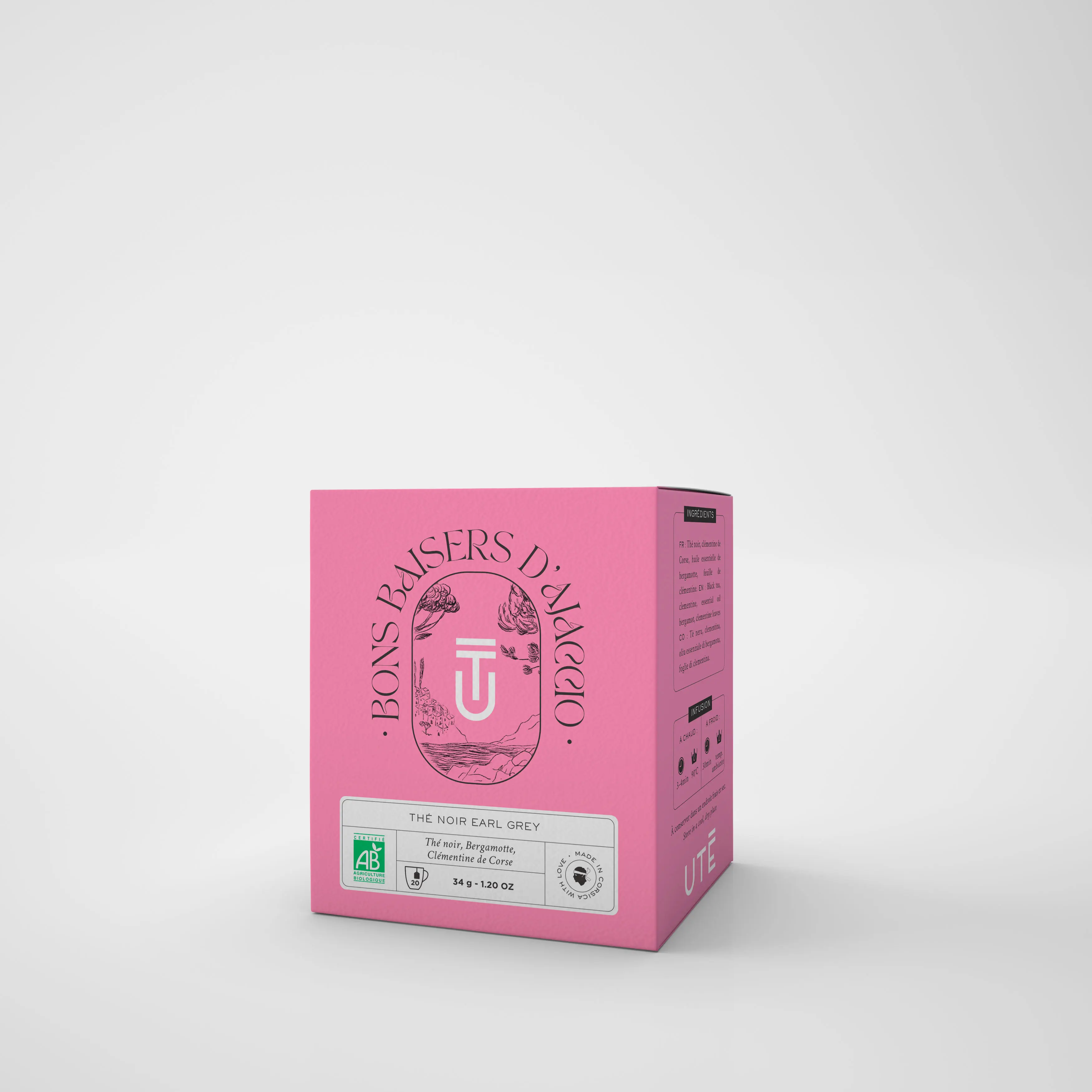 UTÈ - BESOS DE AJACCIO - Caja de 20 sobres individuales