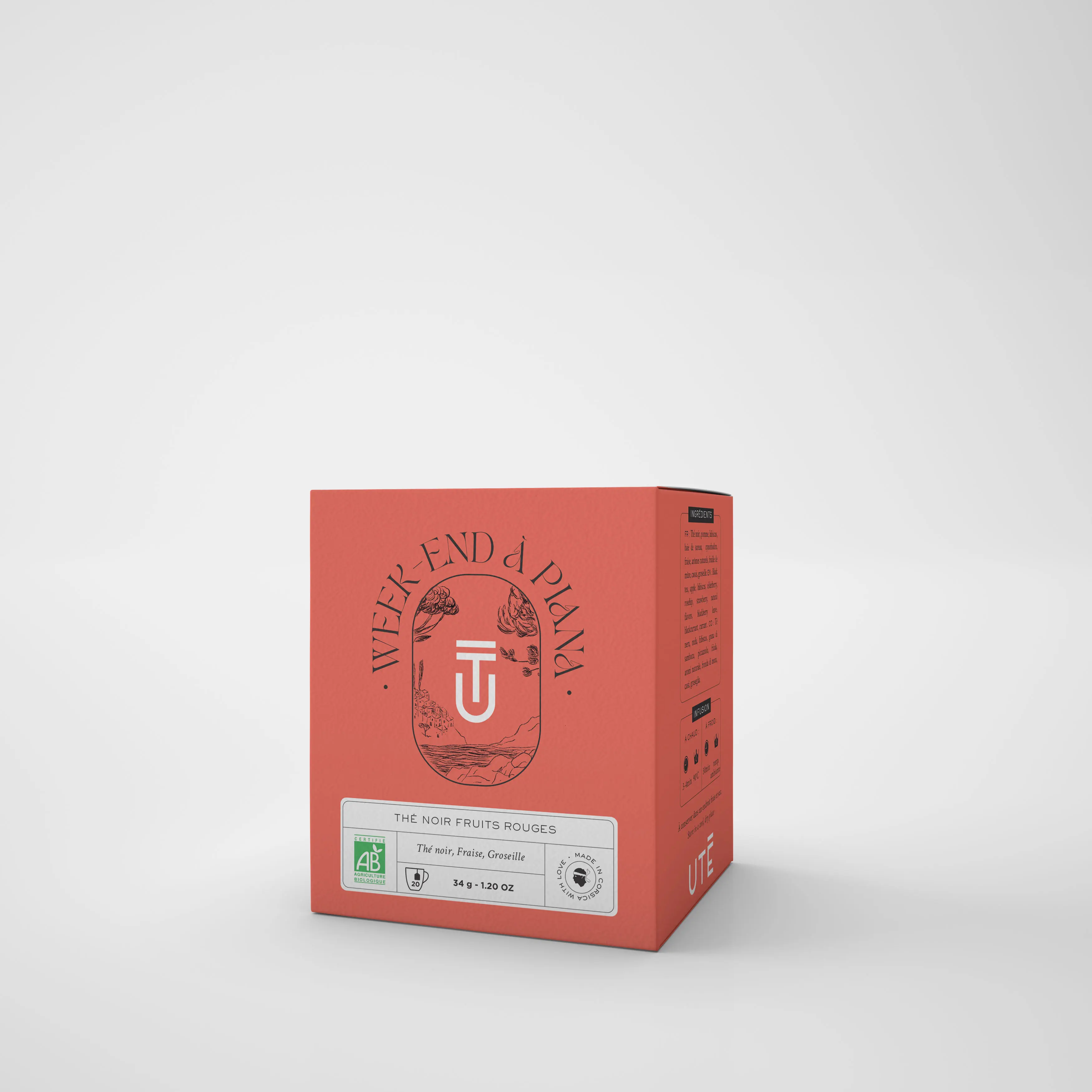 UTÈ - RELAJACIÓN EN BASTIA - Caja de 20 sobres individuales