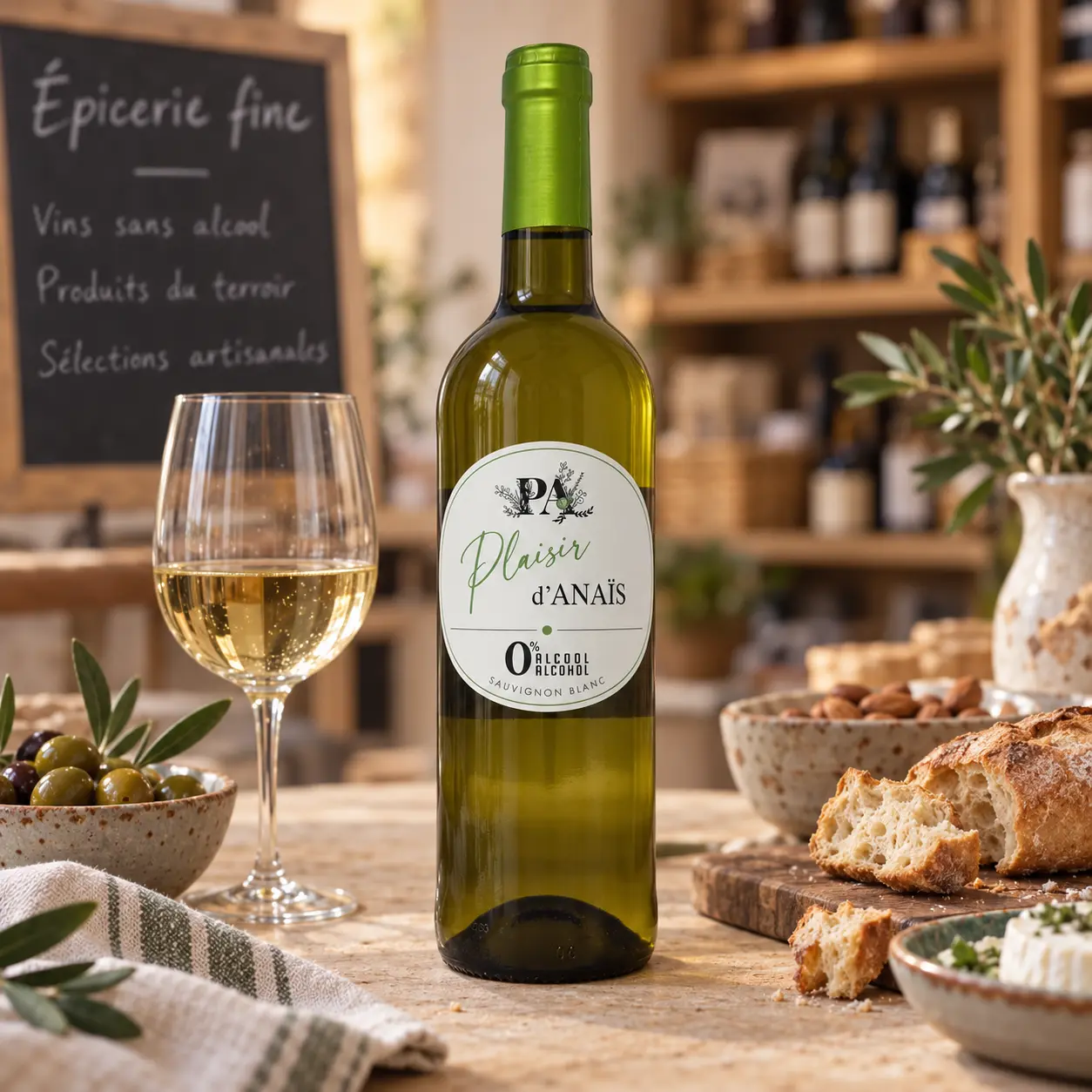 Boisson sans alcool - Plaisir d'Anaïs blanc (sauvignon 0,0 %)