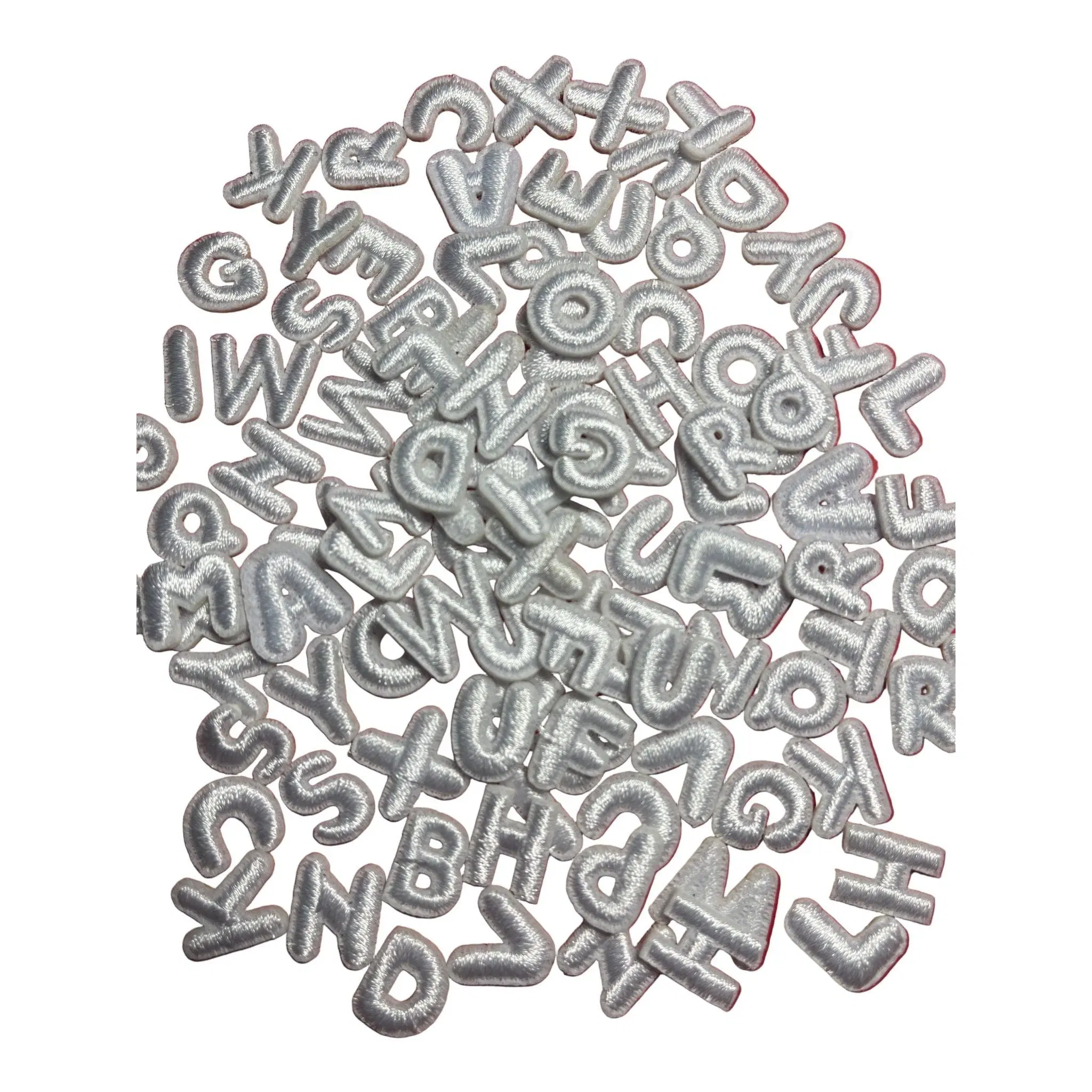 Mini Bubble Iron On Letters (1.3cm)
