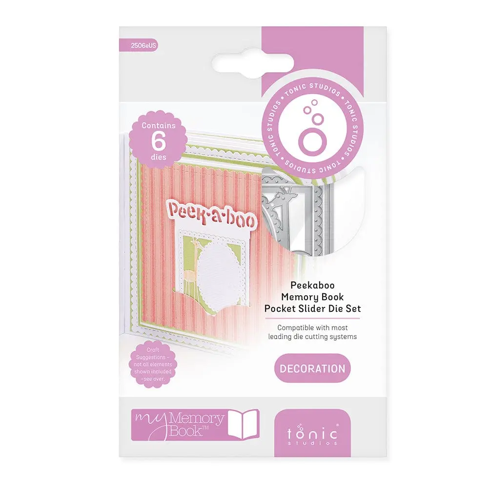 Tonic Studios - Dimensions - Peekaboo Memory Book Pocket Slider Die Set - 2506E