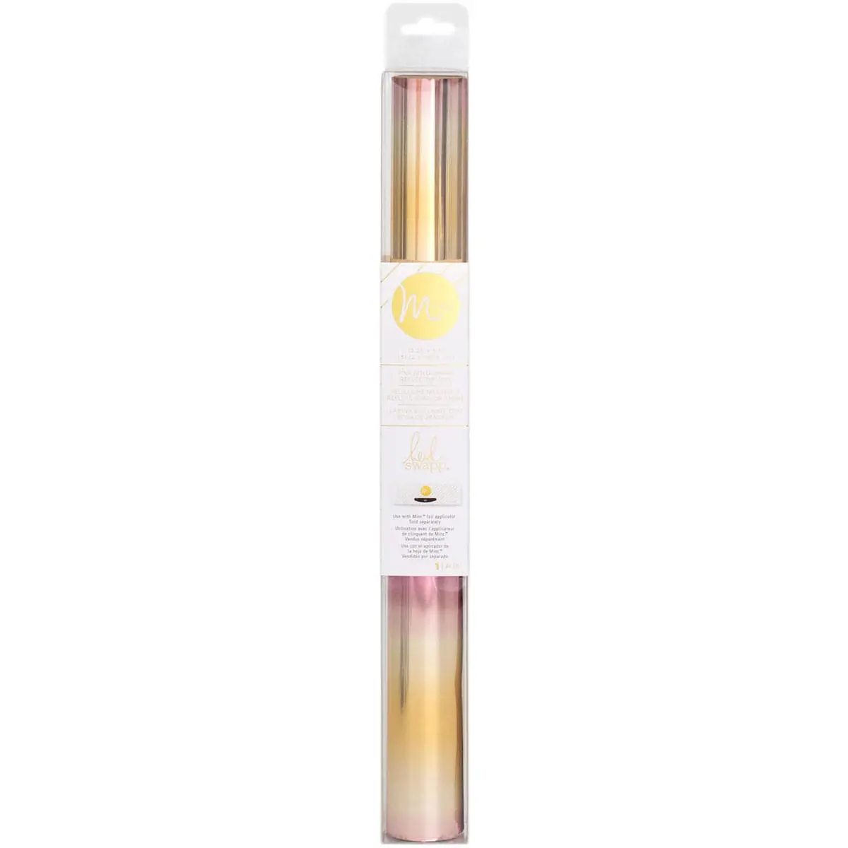 Heidi Swapp MINC Reactive Foil Roll – Pink/Gold Ombre – 12.25" x 5ft