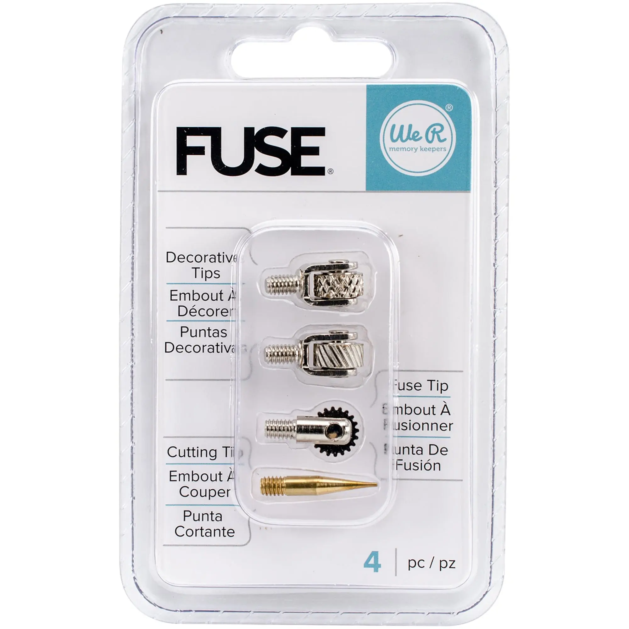 We R Makers – Fuse Decorative Tip Set – 4 Piece