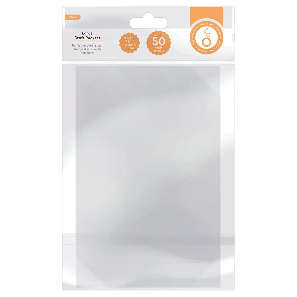 5.5" x 7.25" Large Craft Storage Pockets - 50 Pack