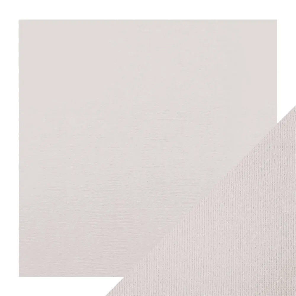 Craft Perfect - Classic Card - Misty Grey - Weave Textured - 12" x 12" (5/Pk) - 9138e