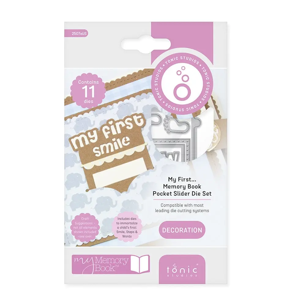 Tonic Studios - Dimensions - My First Memory Book Pocket Slider Die Set - 2507E