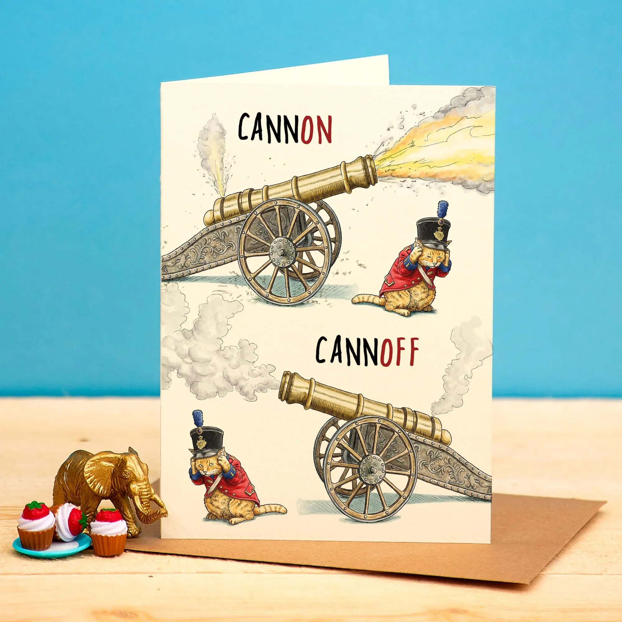 Cannon Cannoff Karte - Lustige Alltagskarte