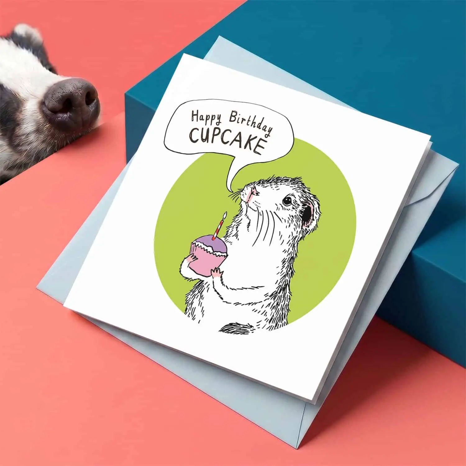 Cupcake-Karte von Jimbobart – Lustige Geburtstagskarte