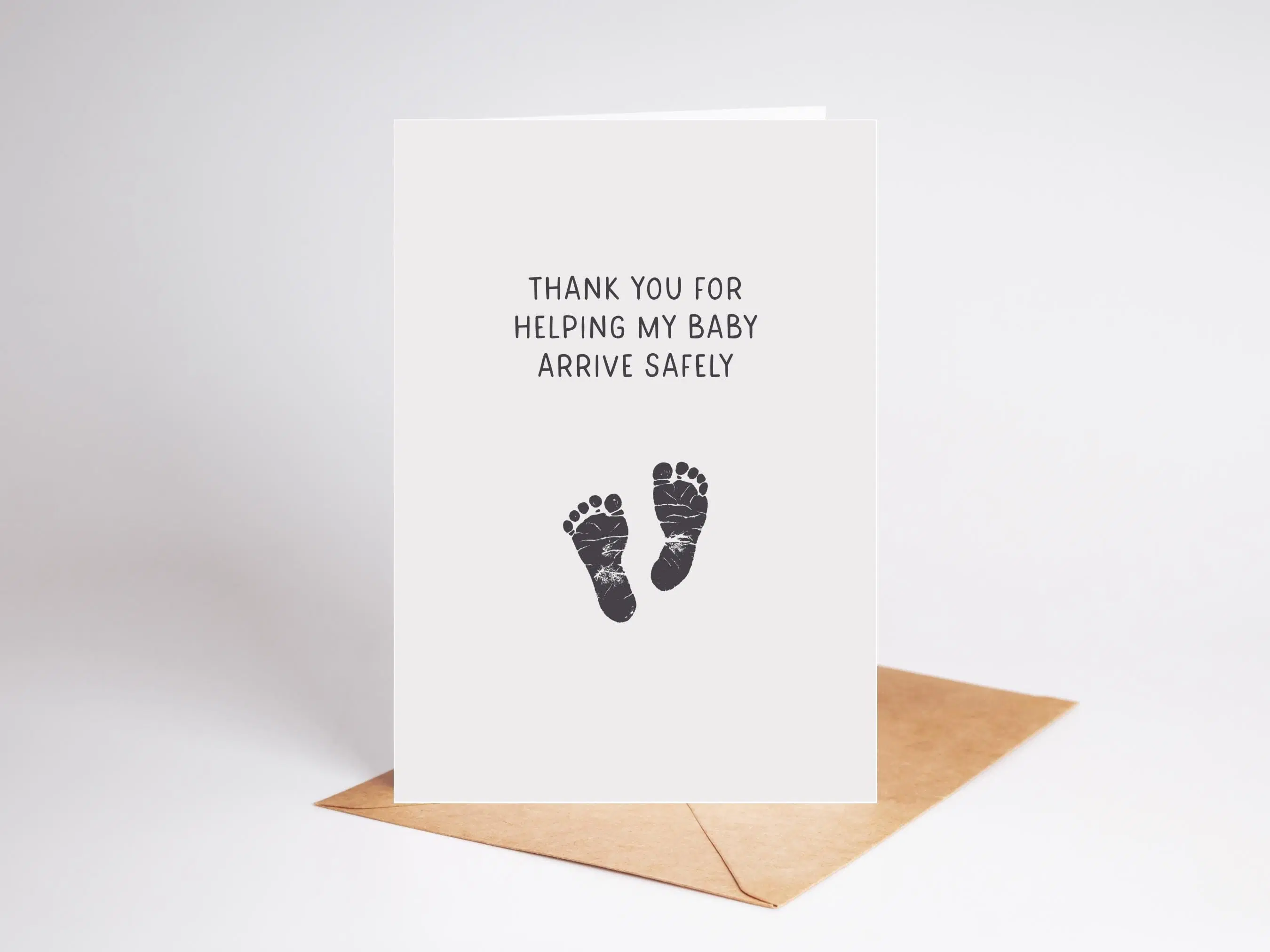 Thank You Card | For Midwife